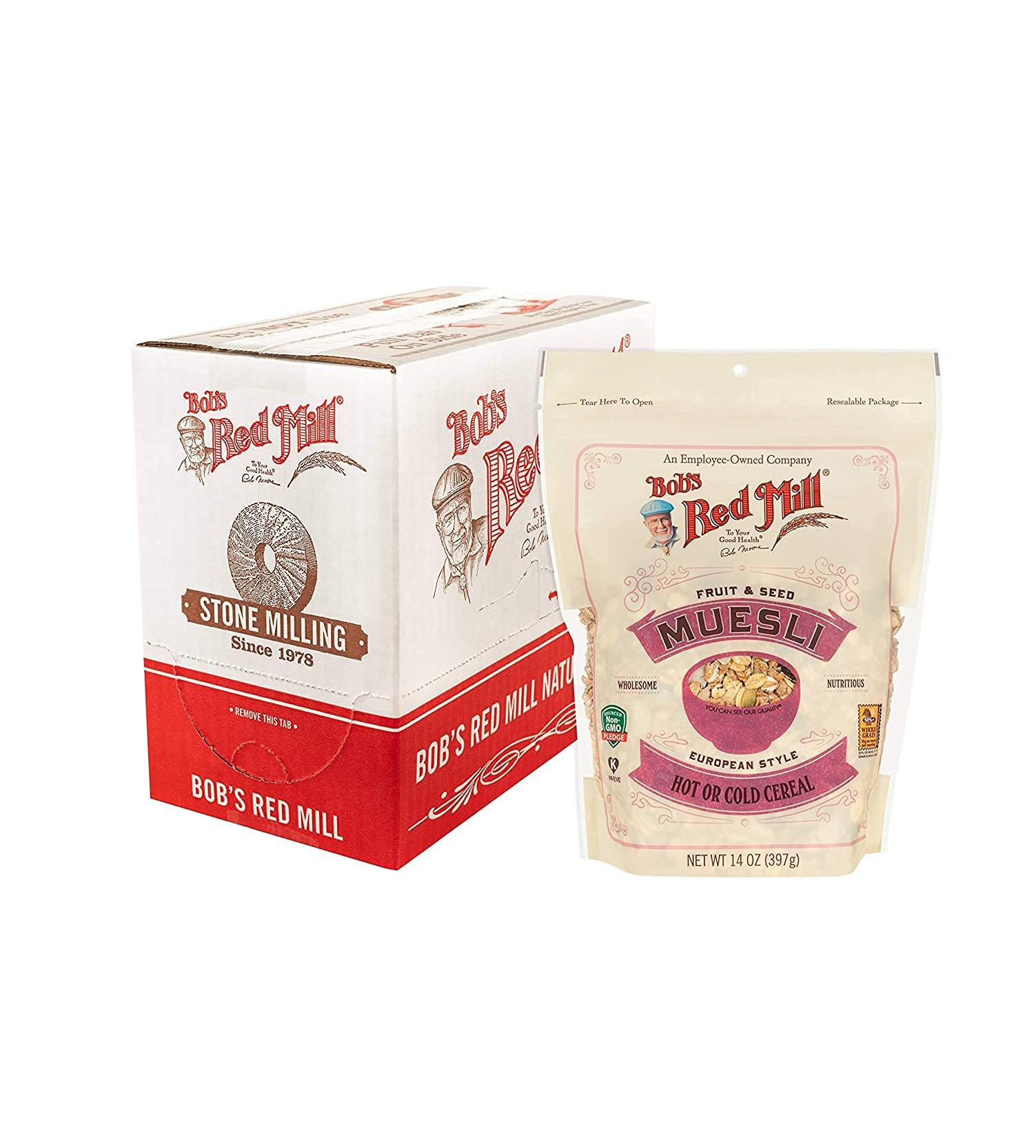 Bob's Red Mill Fruit & Seed Muesli - 2 Pack (14oz each) - Healthy Breakfast Cereal - Buy Online on SooperMarket.com