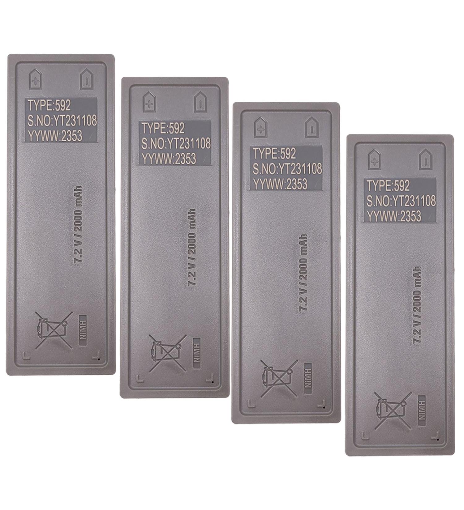 Buy 4 PCS 2000mAh RSC7220 NiMH Battery for Scanreco/Palfinge 592 - Compatible with Crane Remote Control - Fast International Shipping - Buy Online on SooperMarket.com