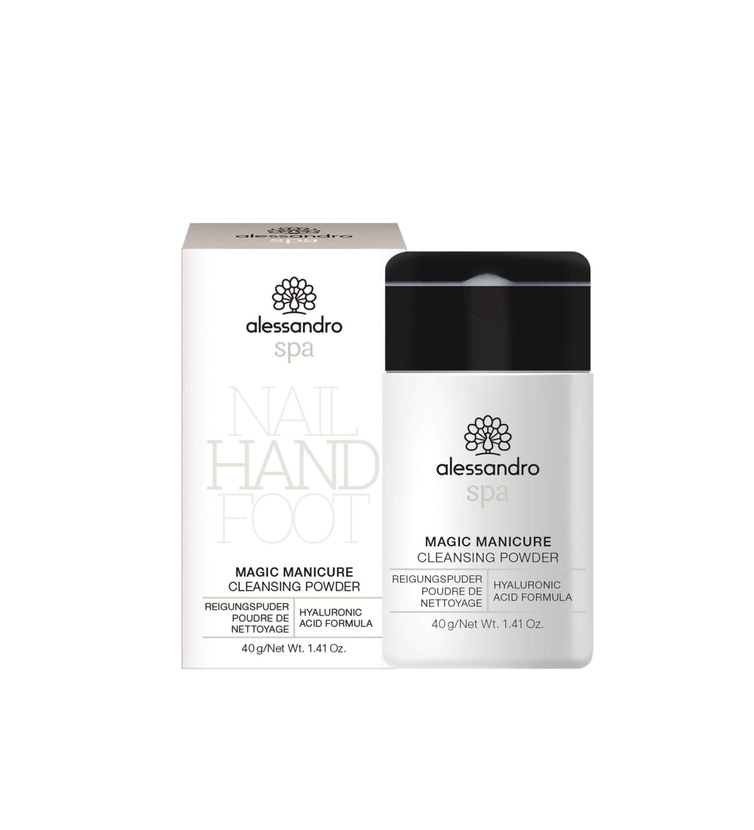 Alessandro Magic Manicure Cleansing Powder - 40g | Premium Nail Care Powder for Flawless Cleanliness | Shop Internationally - Buy Online on SooperMarket.com