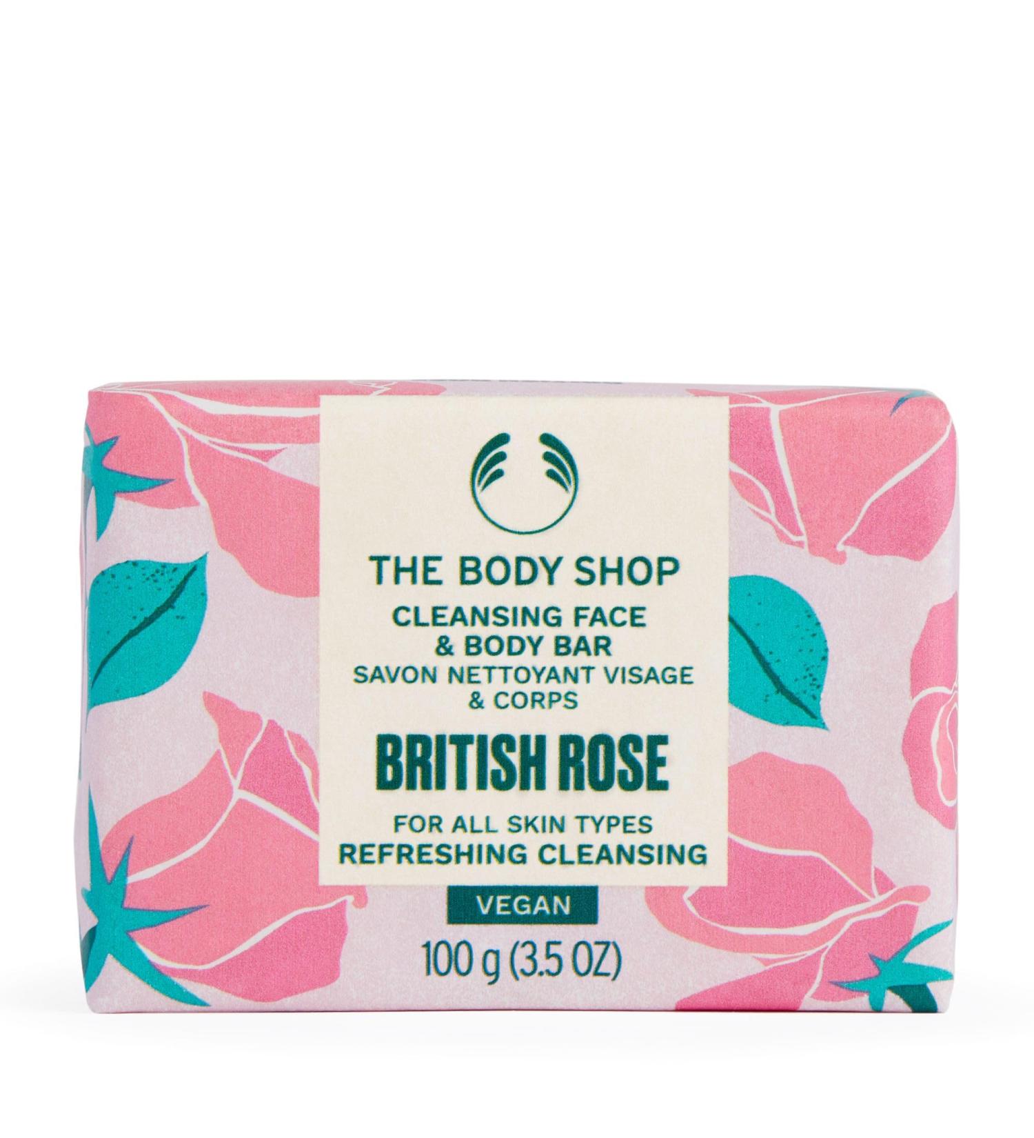Buy The Body Shop British Rose Exfoliating Soap 3.5 oz | Best International Shipping & Natural Skincare - Buy Online on SooperMarket.com