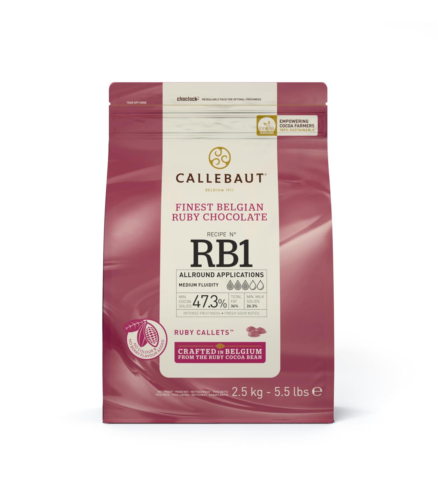 Callebaut Ruby RB1 Callets 2.5kg
