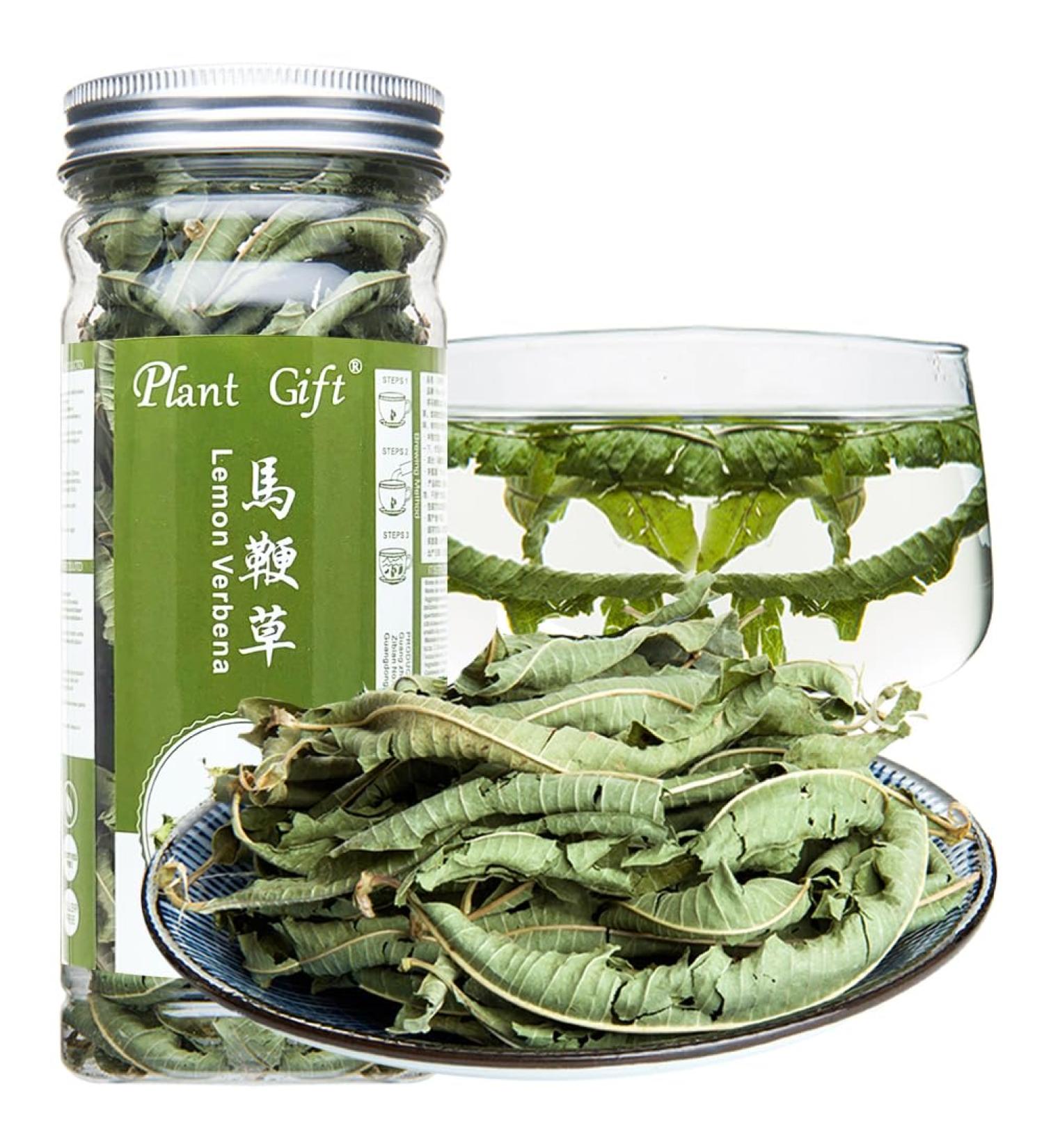 100% Organic Lemon Verbena Tea - Dried Lemon Leaves for Beauty | 20g Loose Leaf - Premium Chinese Herb - Buy Online on SooperMarket.com