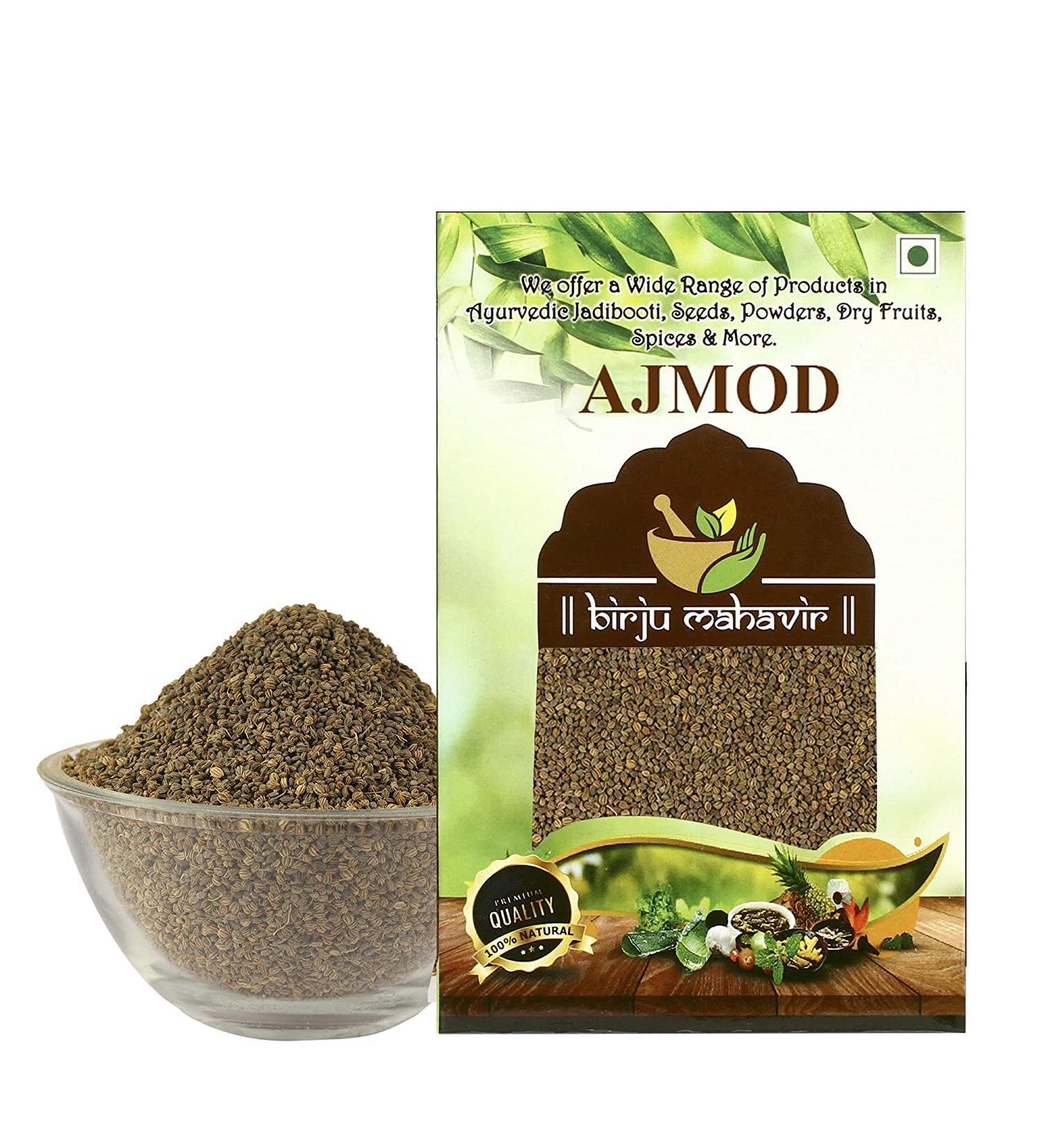 AOZA Birju Mahavir Ajmod 200 GR - Ajmoda - Apium Graveolens - Celery Seeds - Buy Online on SooperMarket.com