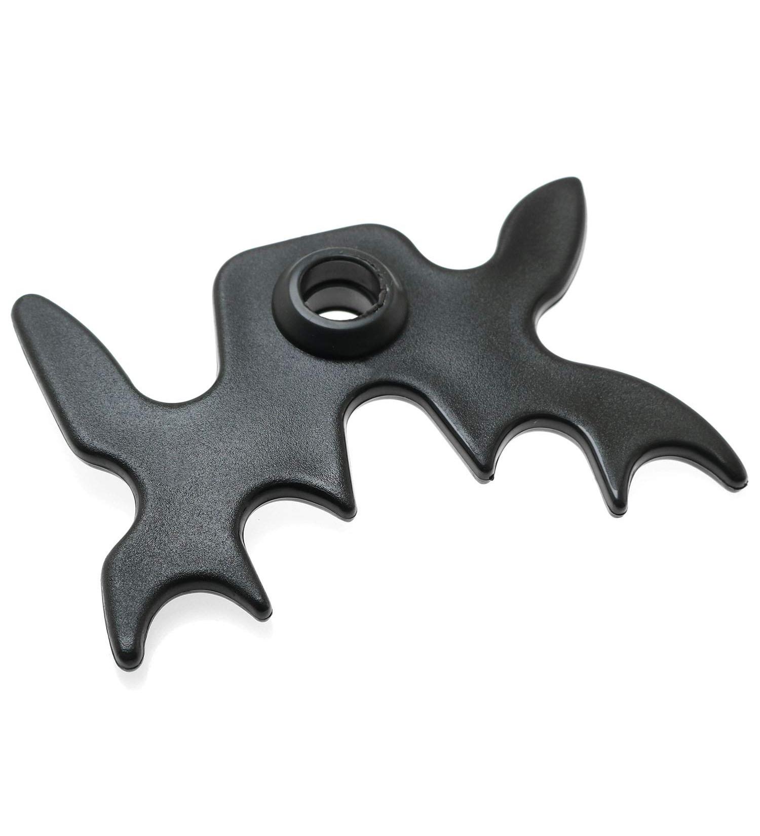 Black Plastic Slip-On Moosehead Bridge Head for Billiard Pool Cue Stick by DGZZI - Buy Online on SooperMarket.com