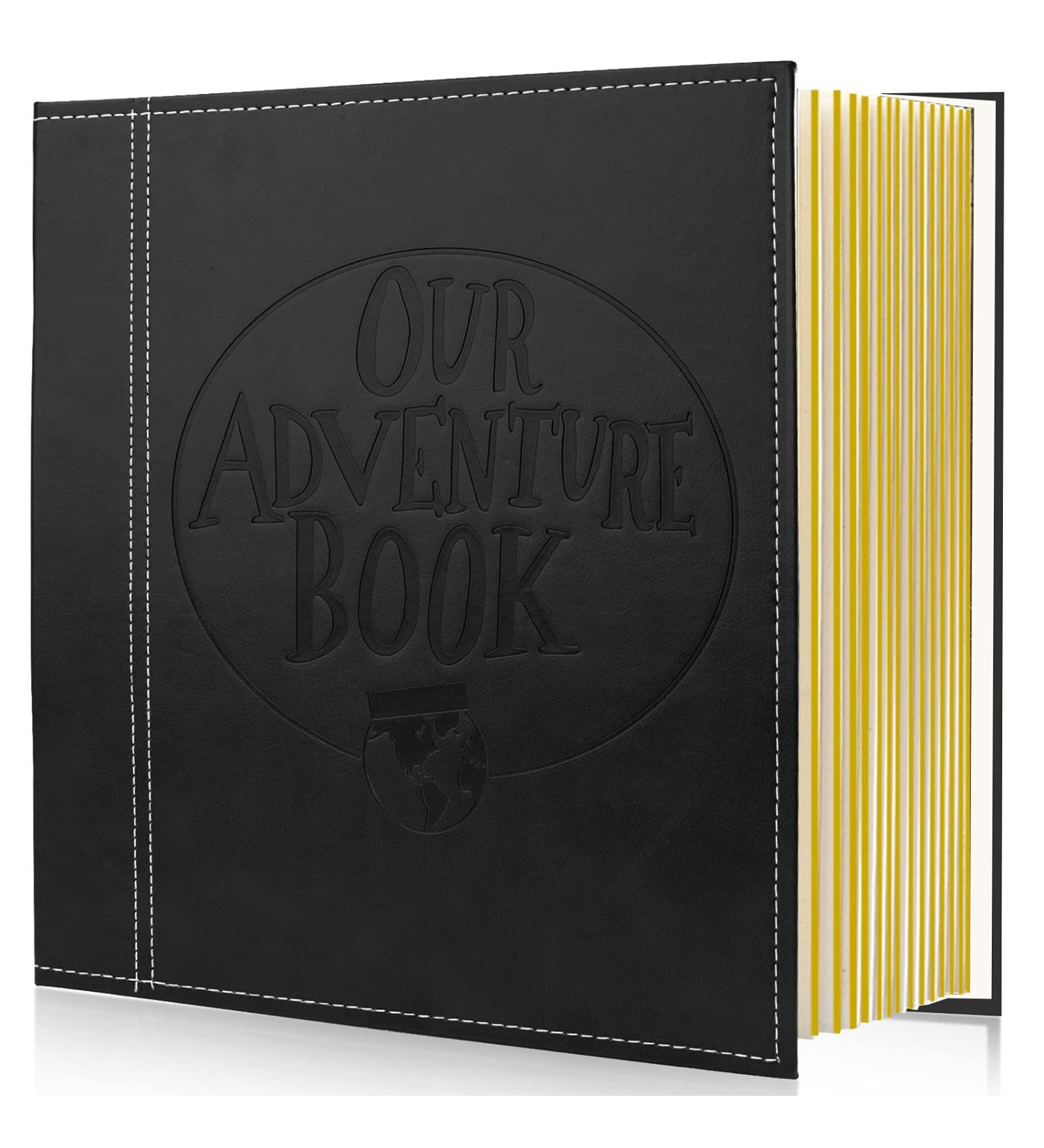 Magnetic Self-Stick Photo Album - Our Adventure Book, Leather Cover DIY Album for Wedding Anniversary - Holds Various Photo Sizes - Buy Online on SooperMarket.com