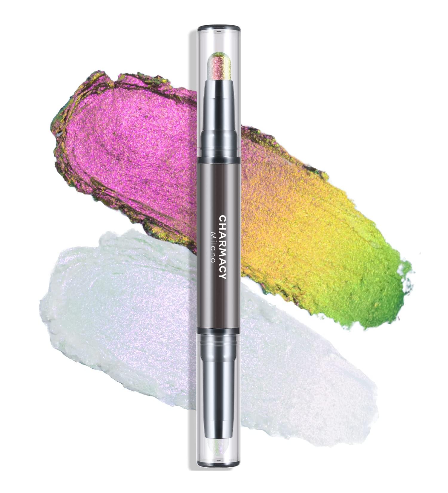 CHARMACY Multichrome 2-in-1 Cream Eyeshadow Stick - Waterproof Highlighter for Brighter Eyes - Vegan & Cruelty-Free (902) - Buy Online on SooperMarket.com