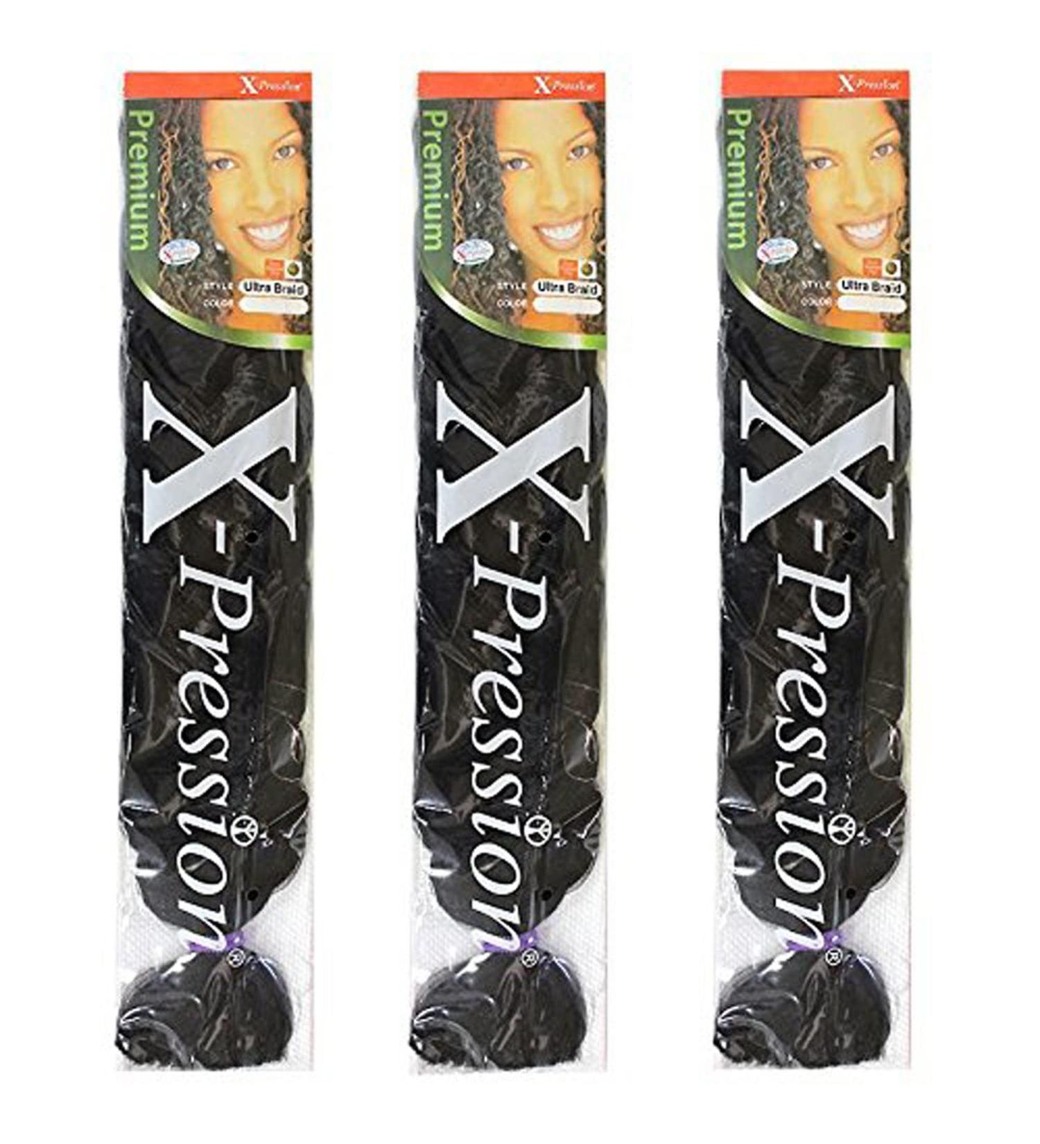 X-pression Premium Original Sensationnel (4packs) Color #27 27 (Honey Blonde) pack of 4