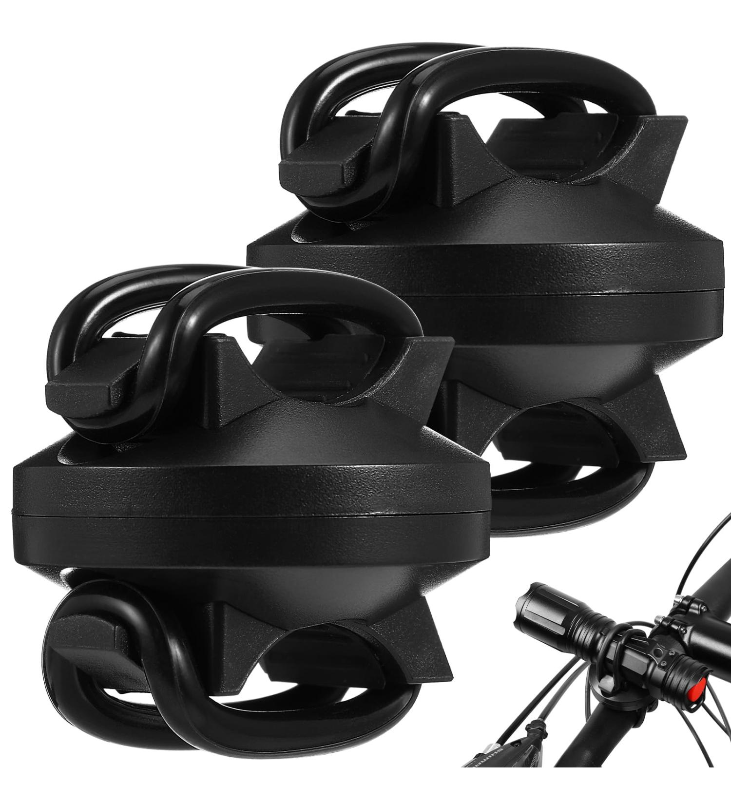 BESPORTBLE Universal Flashlight Mount for Bicycles - 2pcs Bike Flashlight Holder - International Shipping Available - Buy Online on SooperMarket.com