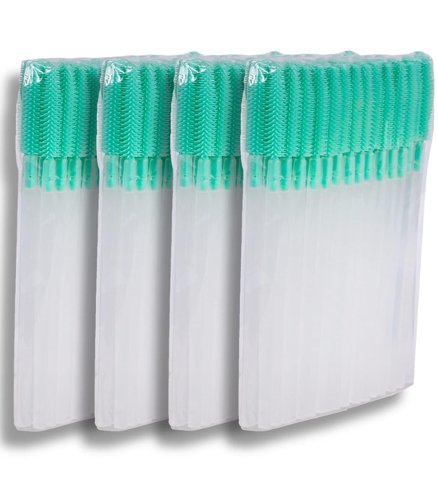 Buy P-Beauty Cosmetic Accessories: Eyelash Extensions & Silicone Brushes - 200 Pieces Green/Transparent - Buy Online on SooperMarket.com