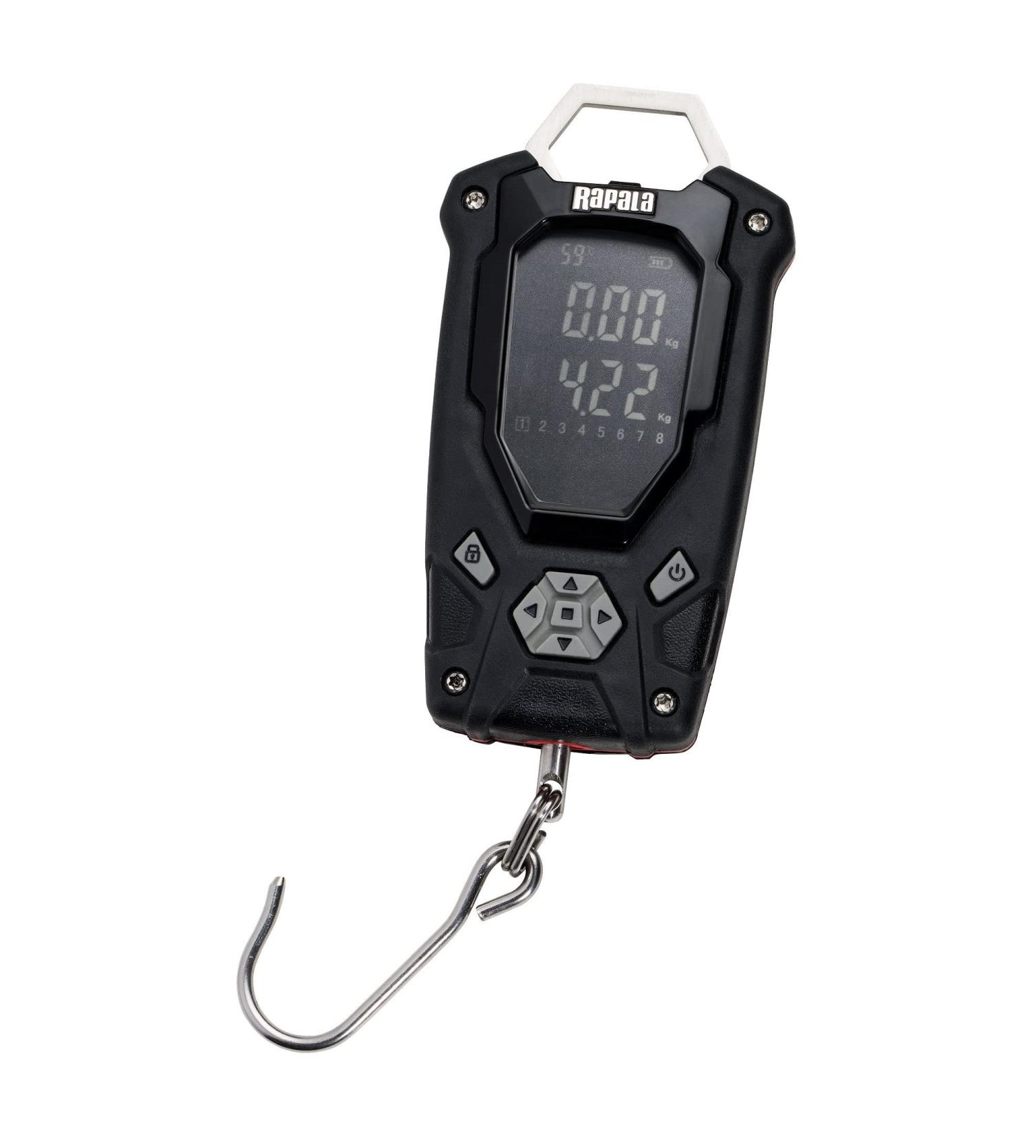Rapala Unisex-Adult Rapala-25kg RCD Digital Scale Angel accessories Fish scales-maximally supported weight of 25kg.