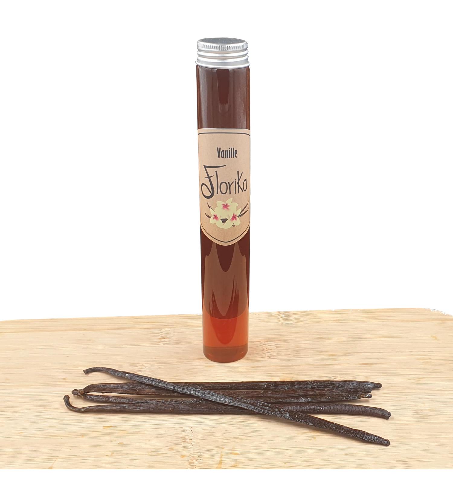 Vanilla extract Florika Vanilla 100 ml Gourmet quality 38% ABV - 100% natural no added sugar - Buy Online on SooperMarket.com
