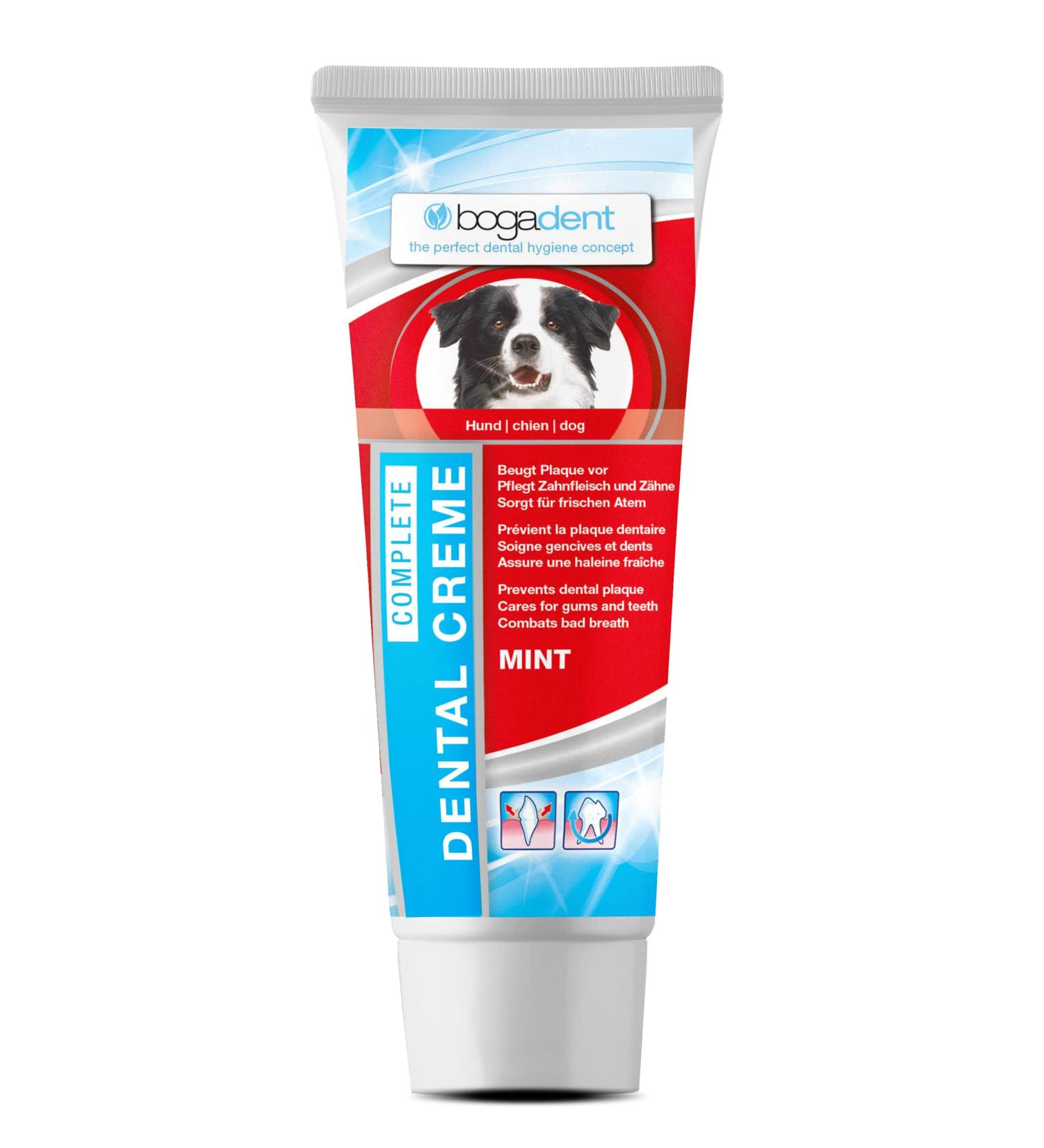 Bogadent Dental Cream for Dogs - Tartar Control Toothpaste Fluoride & Xylitol-Free Sugar-Enzyme Formula - 75ml - Buy Online on SooperMarket.com