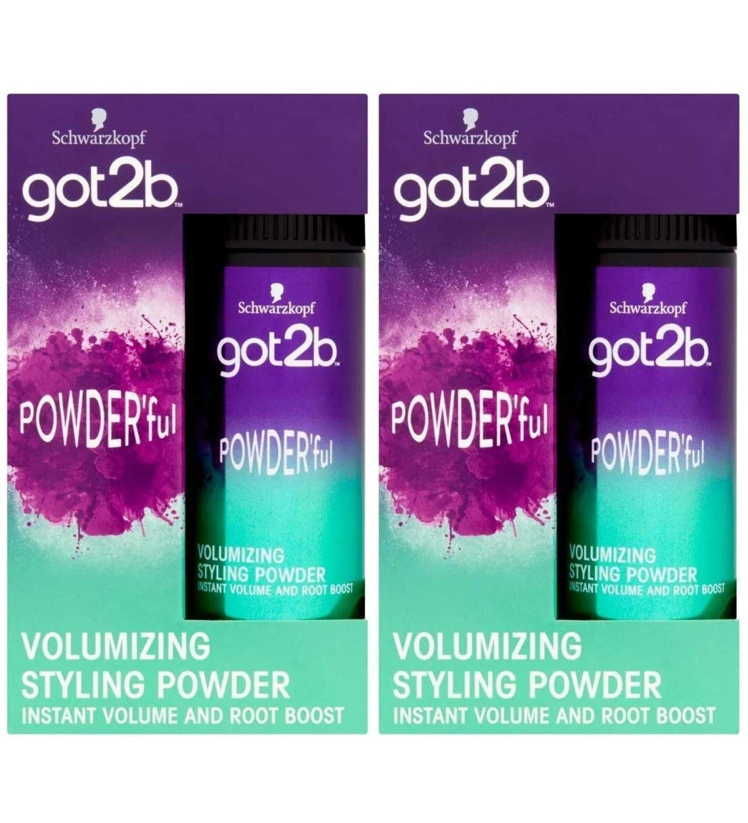 Schwarzkopf got2b Powder'ful Vol Style Powder 10g (2x Pack)