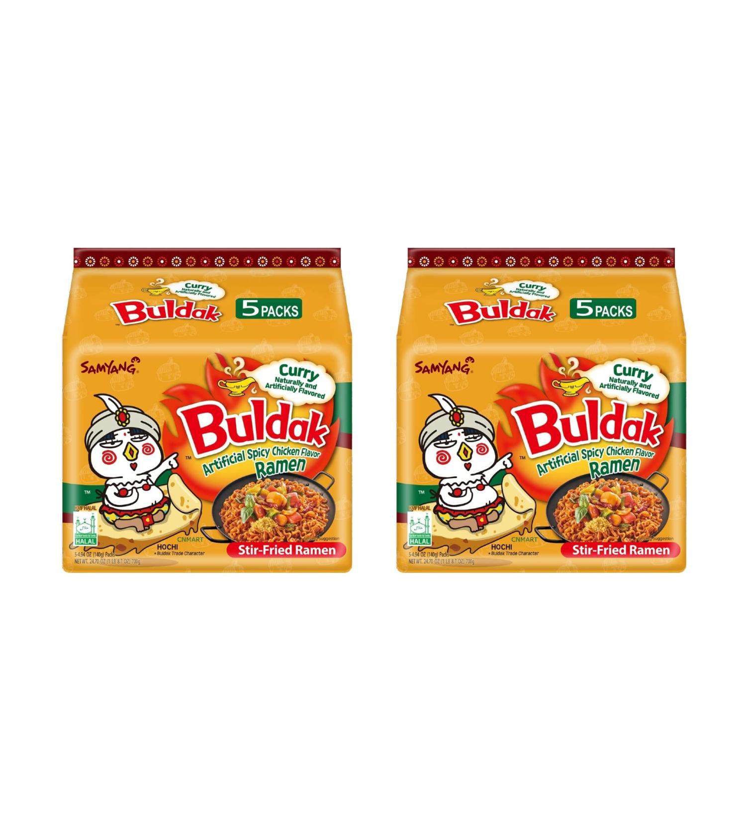 CNMART Samyang Curry Flavour Hot Chicken Ramen Instant Noodle Halal (Pack of 10) - Buy Online on SooperMarket.com