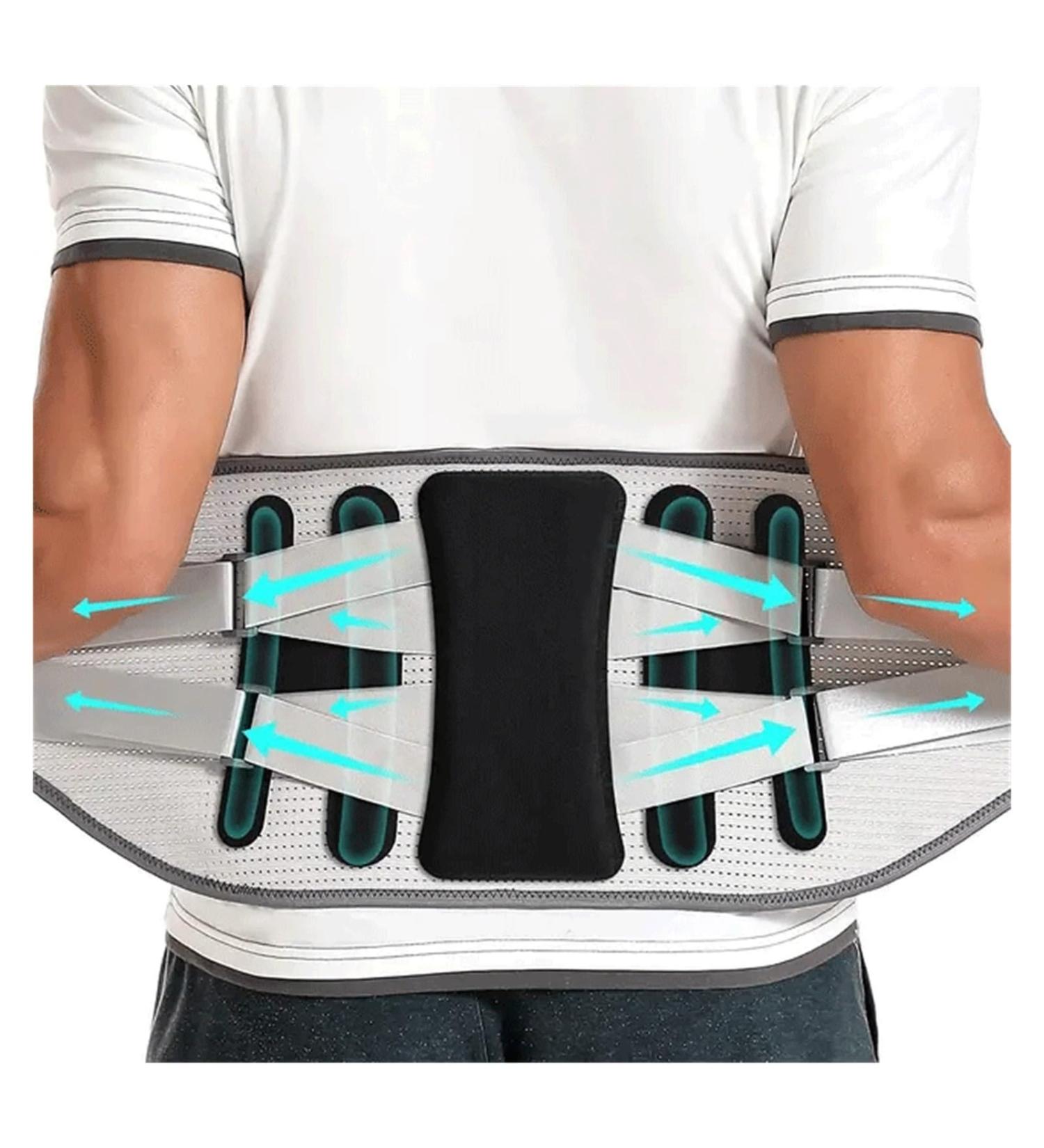 DFHBFG Lumbar Support Belt Disc Herniation Orthopedic Strain for Back Posture Spine Decompression Brace Dropshipping(Size:Medium) Medium Grey - Buy Online on SooperMarket.com
