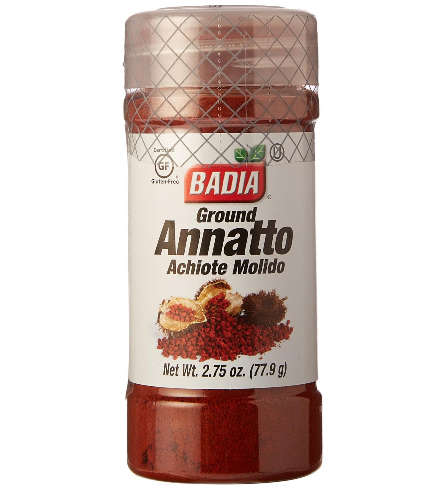Annatto Ground 2.75 oz - Natural Food Coloring Spice - 1 Pack - Buy Online on SooperMarket.com