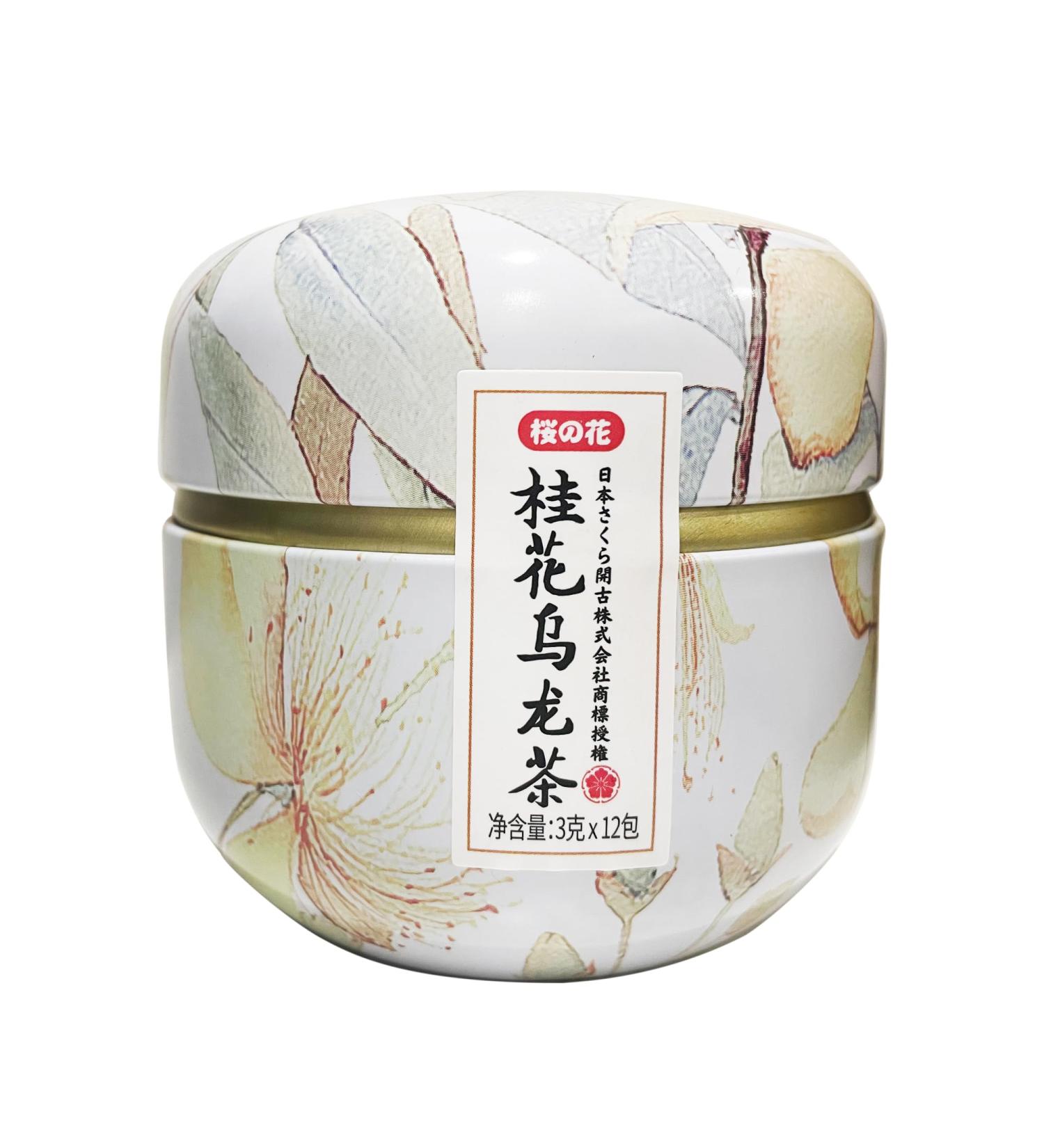 Osmanthus Oolong Tea in Tea Tin with 12 Teabags - Buy Online on SooperMarket.com