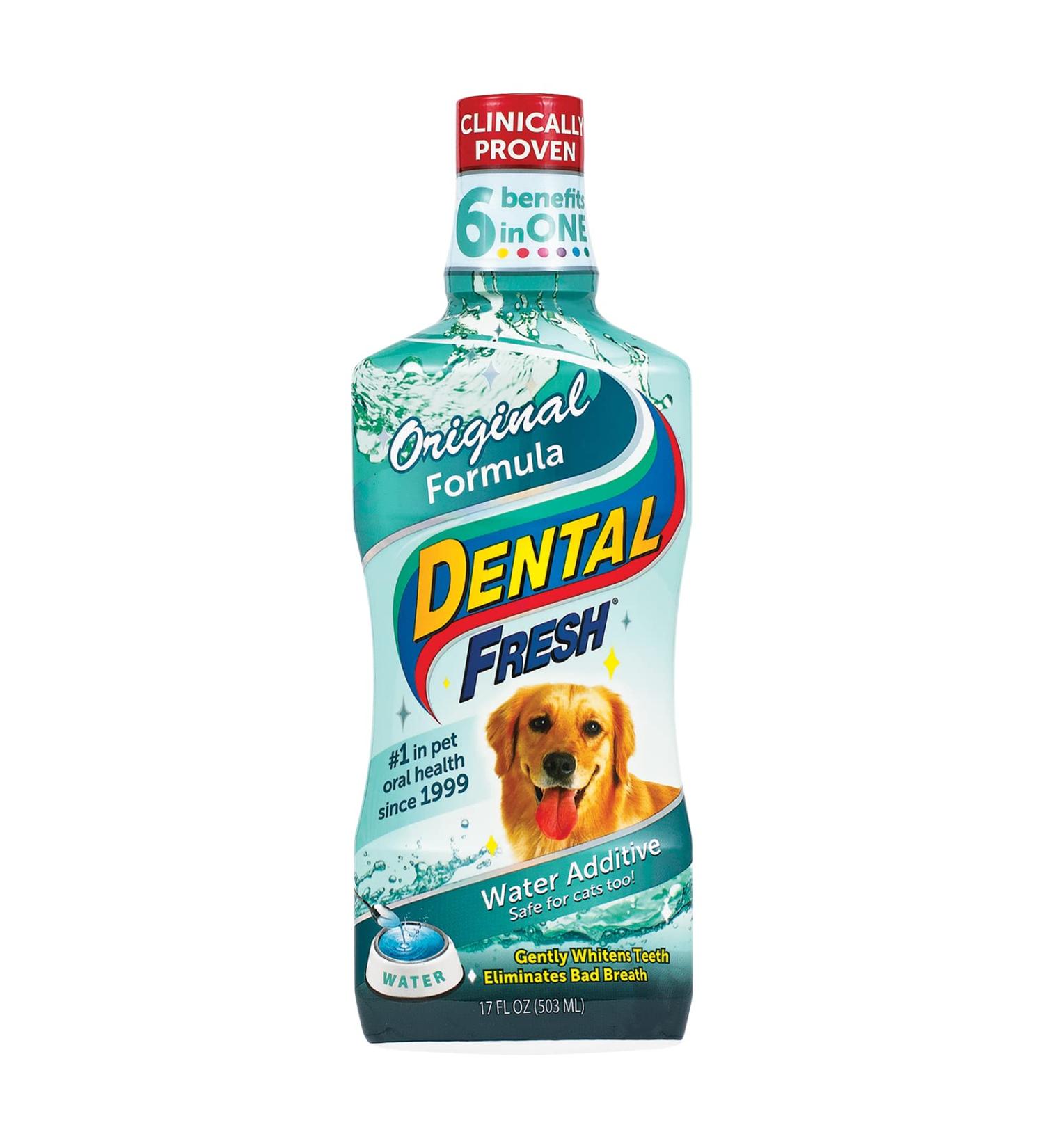 Dental Fresh Water Additive for Dogs - Original Formula 17 oz - Buy Online on SooperMarket.com