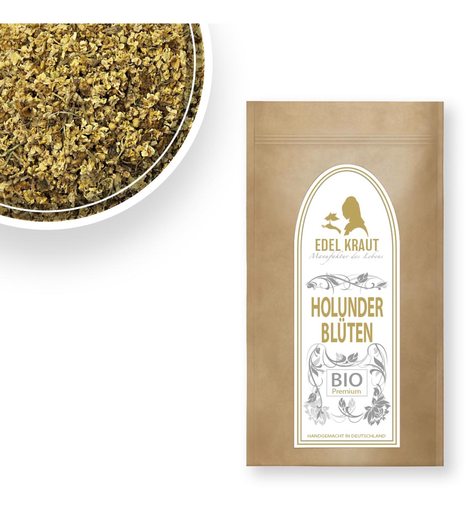 Buy EDEL KRAUT Organic Elderflower Tea - Premium Cut 250g | Best Organic Elderflowers for Health & Wellness - Buy Online on SooperMarket.com