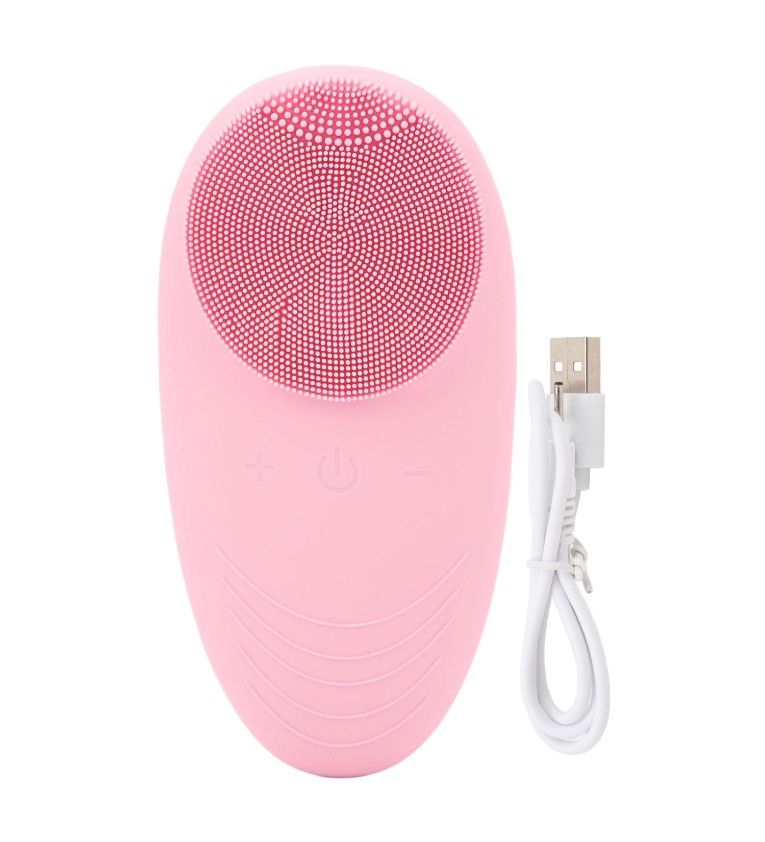 Rechargeable Waterproof Silicone Facial Cleaner | Deep Skin Peeling & Cleaning Device - International Shipping - Buy Online on SooperMarket.com