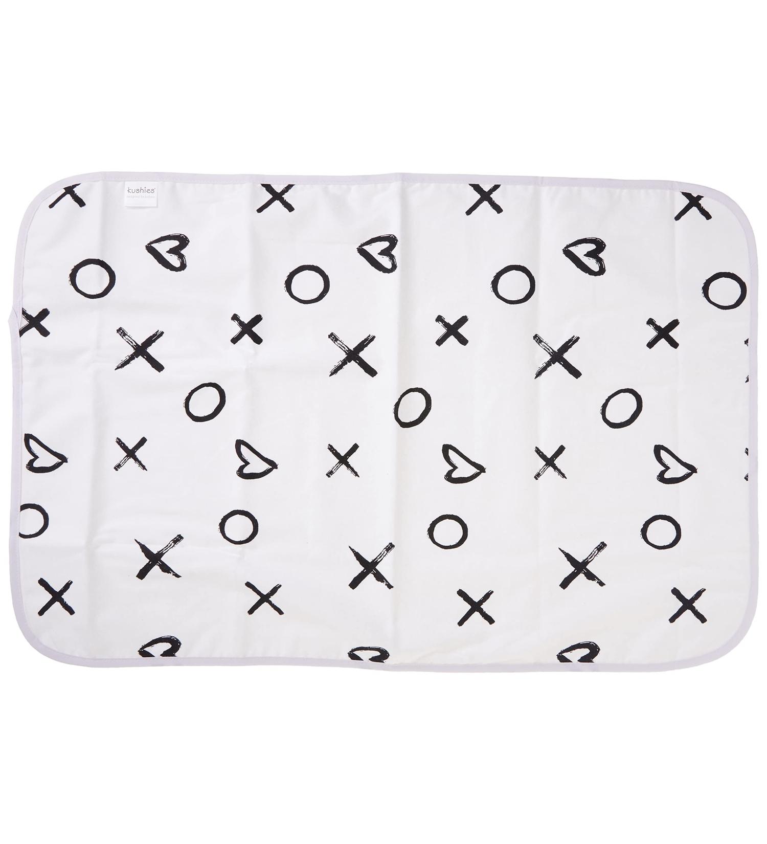 Kushies Deluxe Change Pad Flannel XO Black & White - P210-639 - Buy Online on SooperMarket.com