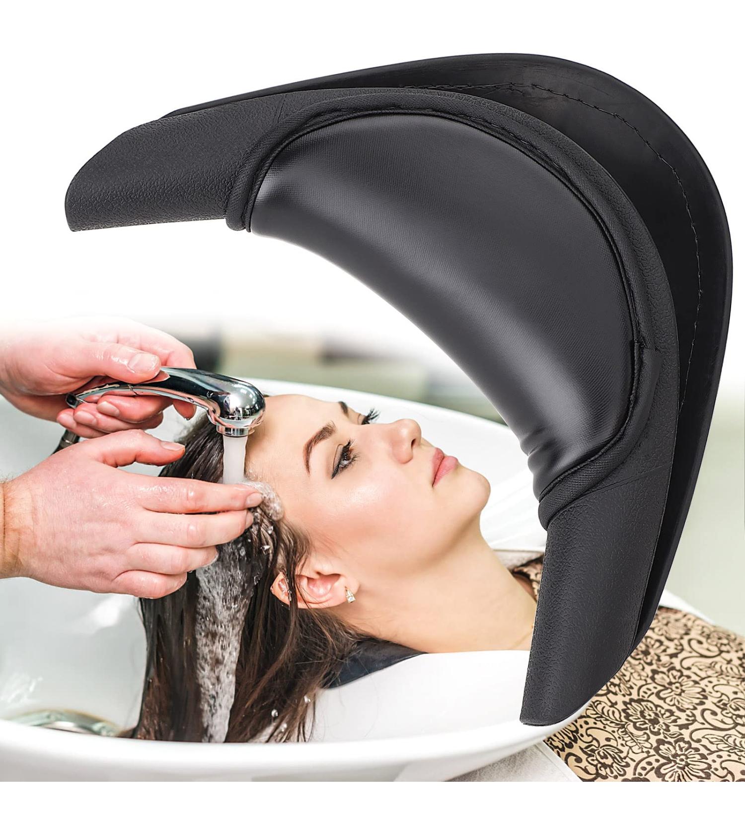 Noverlife Hair Spa Neck Rest Cushion - Silicone Sponge Neck Support for Salon Hair Washing - Shampoo Bowl Pillow for Hair Spa Sink - Gripper Rubber - Buy Online on SooperMarket.com