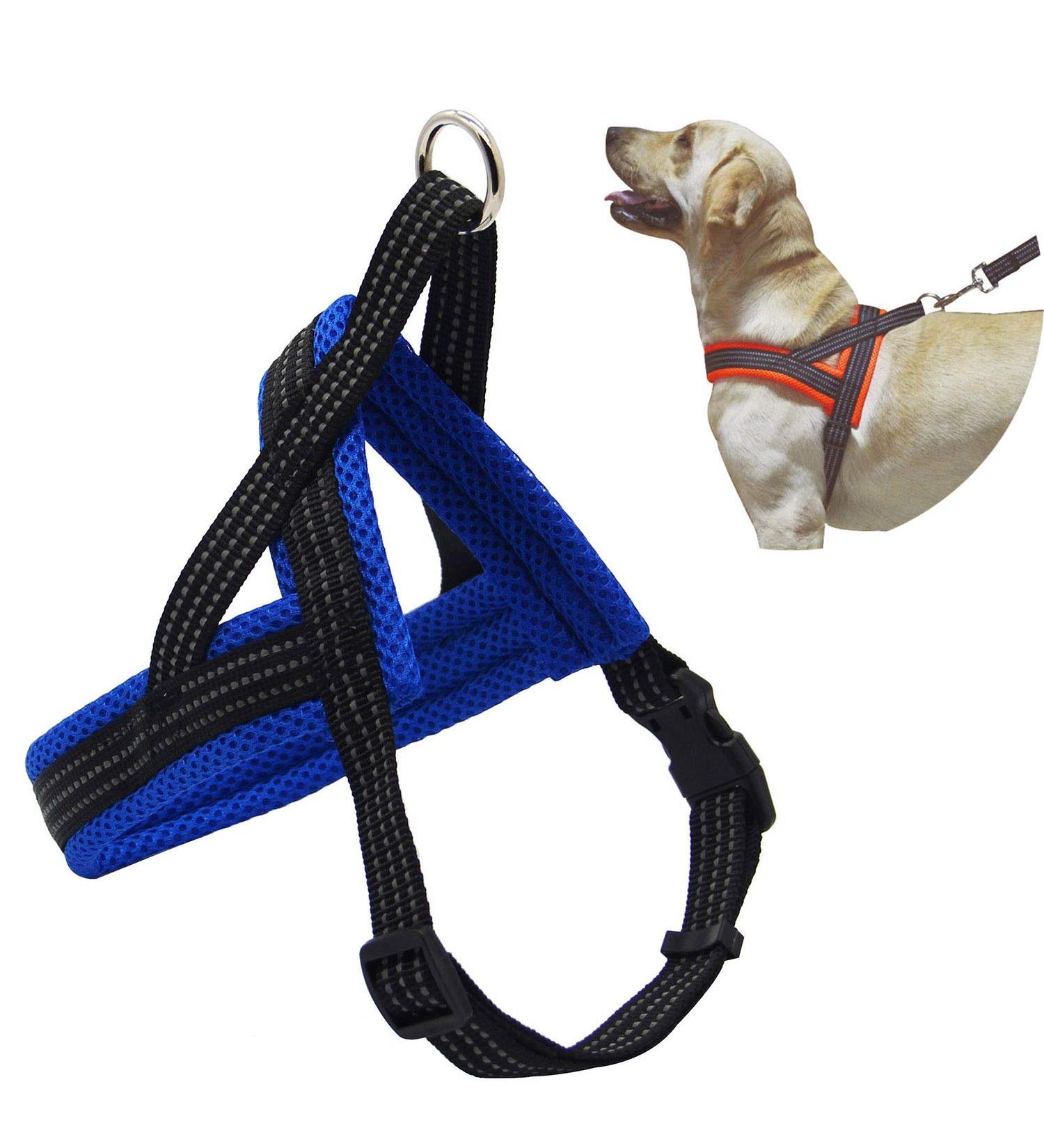 BPS Adjustable Dog Harness - Small & Medium Sizes Available | Comfortable & Durable | Blue Color for International Shipping - Buy Online on SooperMarket.com