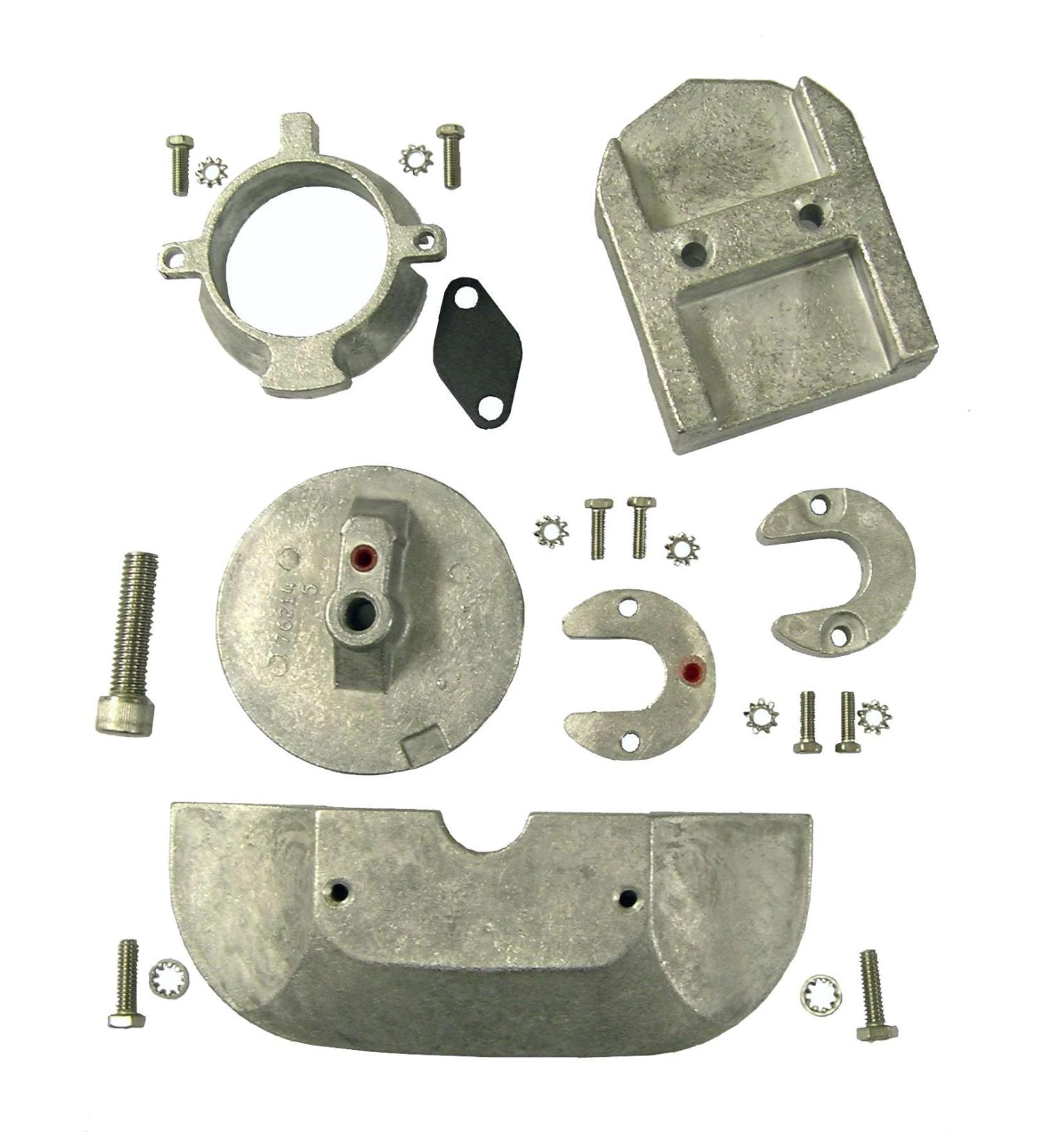 Tecnoseal Anode Kit w/Hardware - Mercury Alpha 1 Gen 2 - Magnesium (52028)