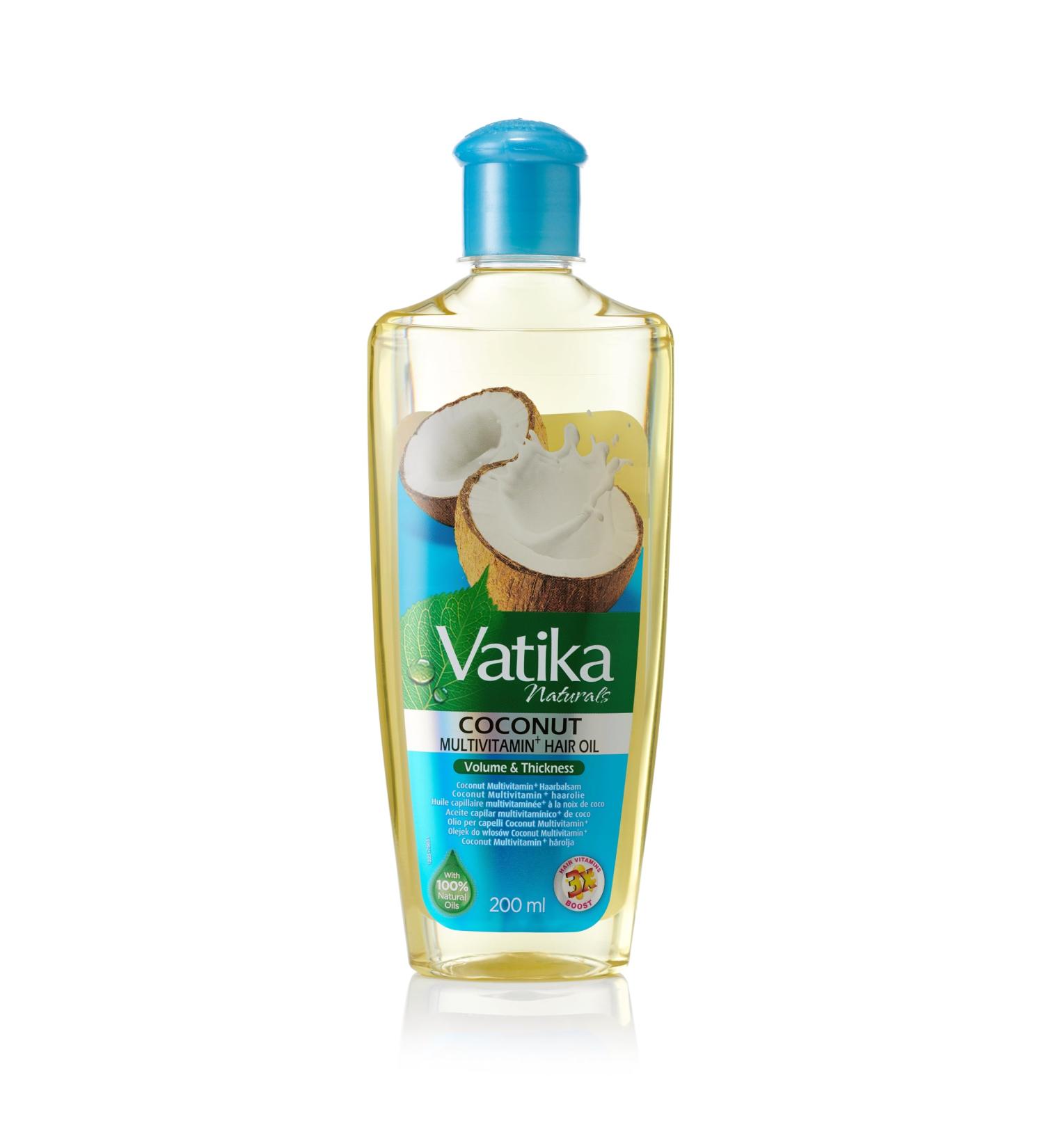 Dabur Vatika Coconut Enriched Hair Oil - Nourishing Coconut Oil for Healthy Hair (200ml) | Buy Online - International Shipping - Buy Online on SooperMarket.com