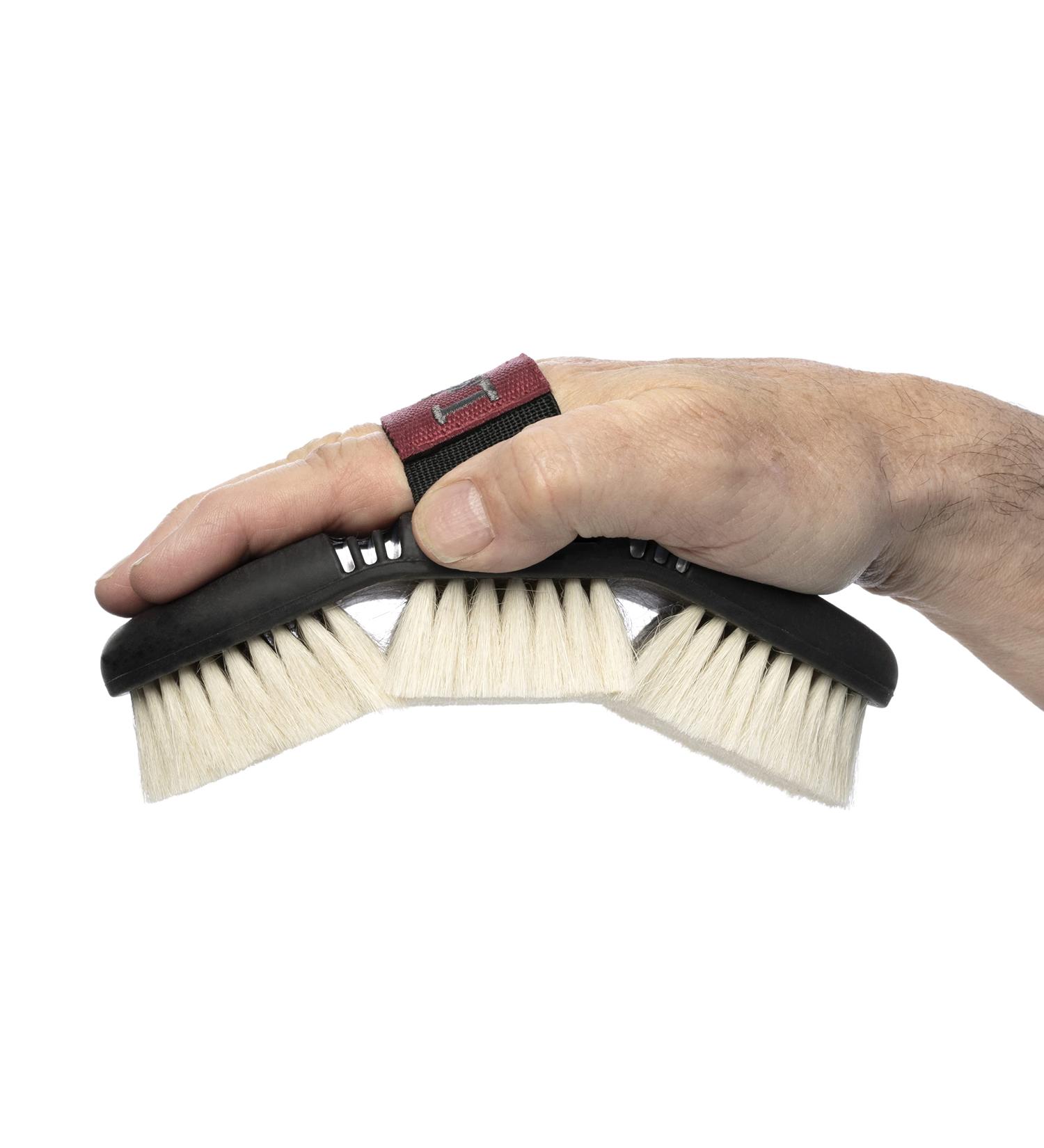 Flexi Goats Hair Body Brush - Black | Premium Quality for Gentle Grooming - Buy Online on SooperMarket.com