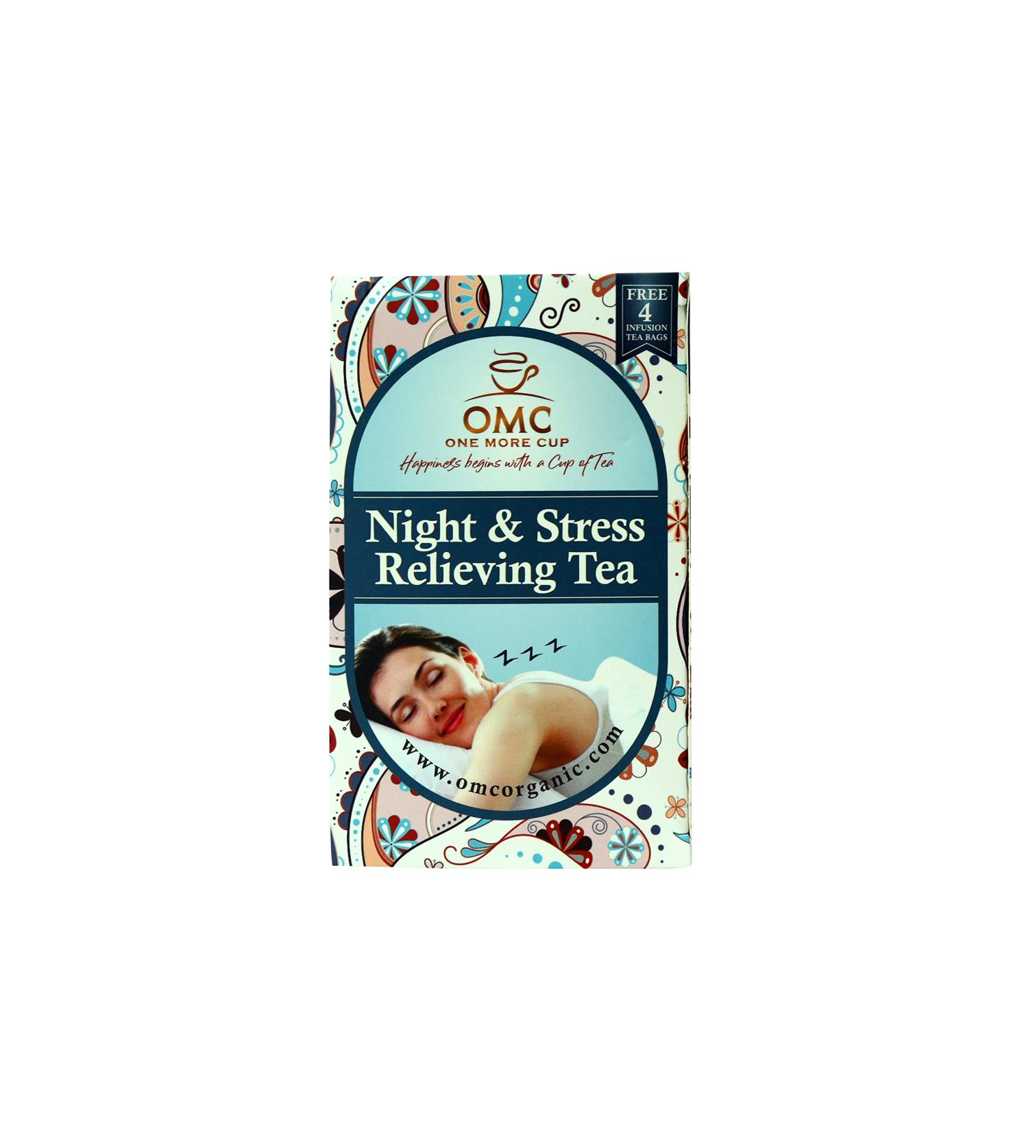 One More Cup Natural Night Tea With Chamomile Flavor Naturals Herbs Tea (20 Tea Bags) - Buy Online on SooperMarket.com