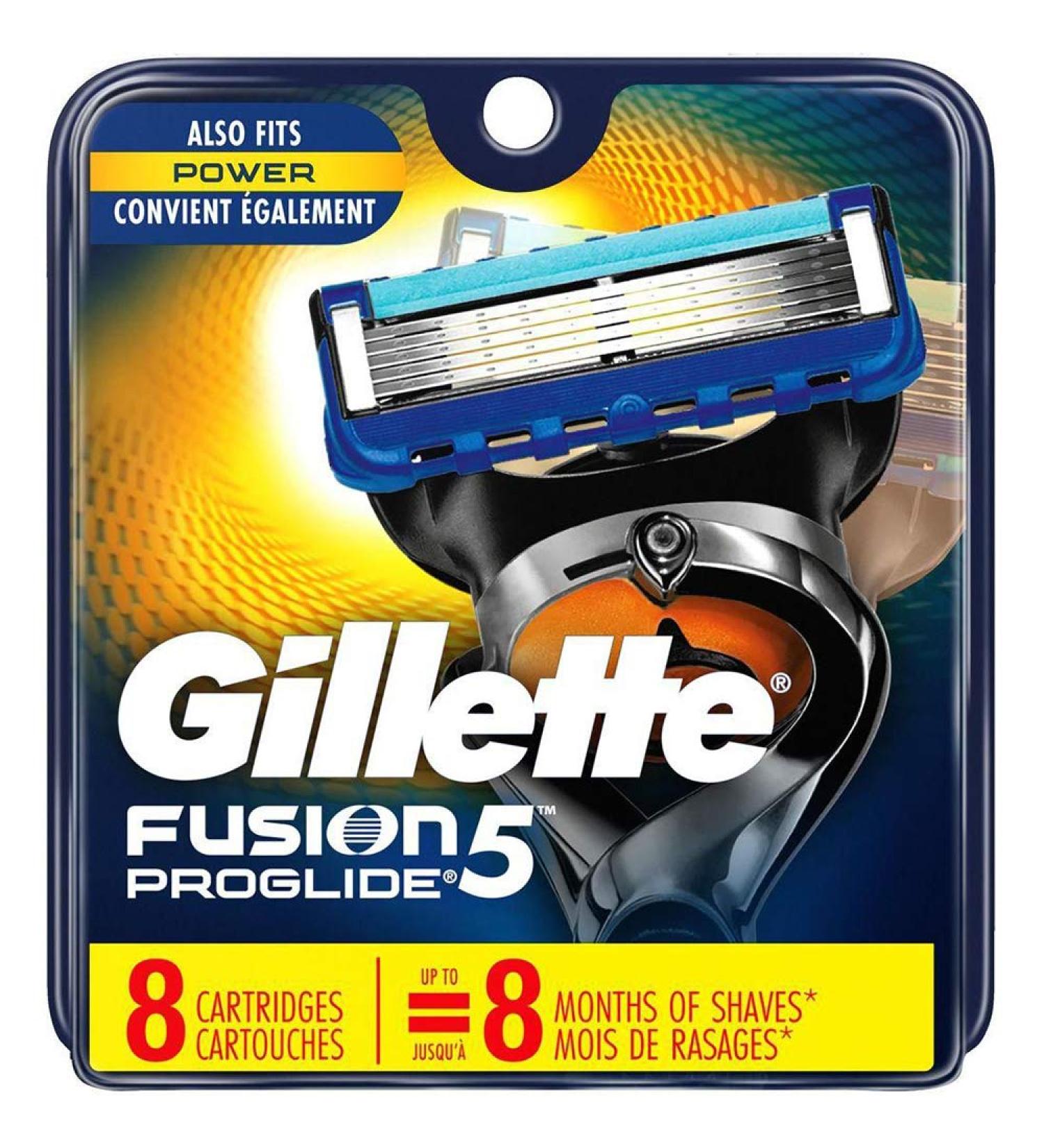 Gillette Fusion ProGlide Power Razor Replacement Cartridge-8 ct 2 pk