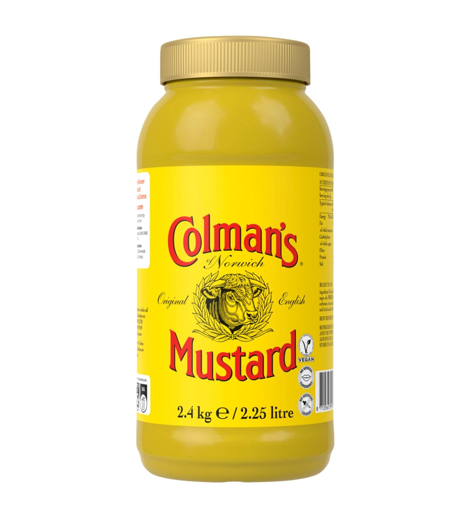 Colman's English Mustard 2.25 Litre - Authentic Mustard Condiment for Bulk Use - Buy Online on SooperMarket.com