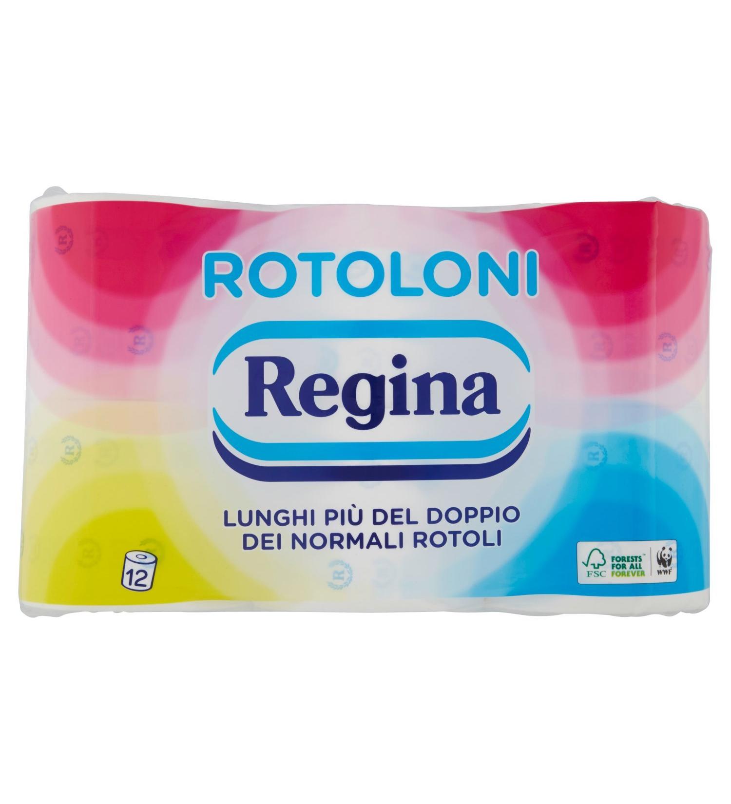 Regina Rotoloni Toilet Paper - 2 Packs of 12 Rolls 24 Rolls  - Buy Online on SooperMarket.com