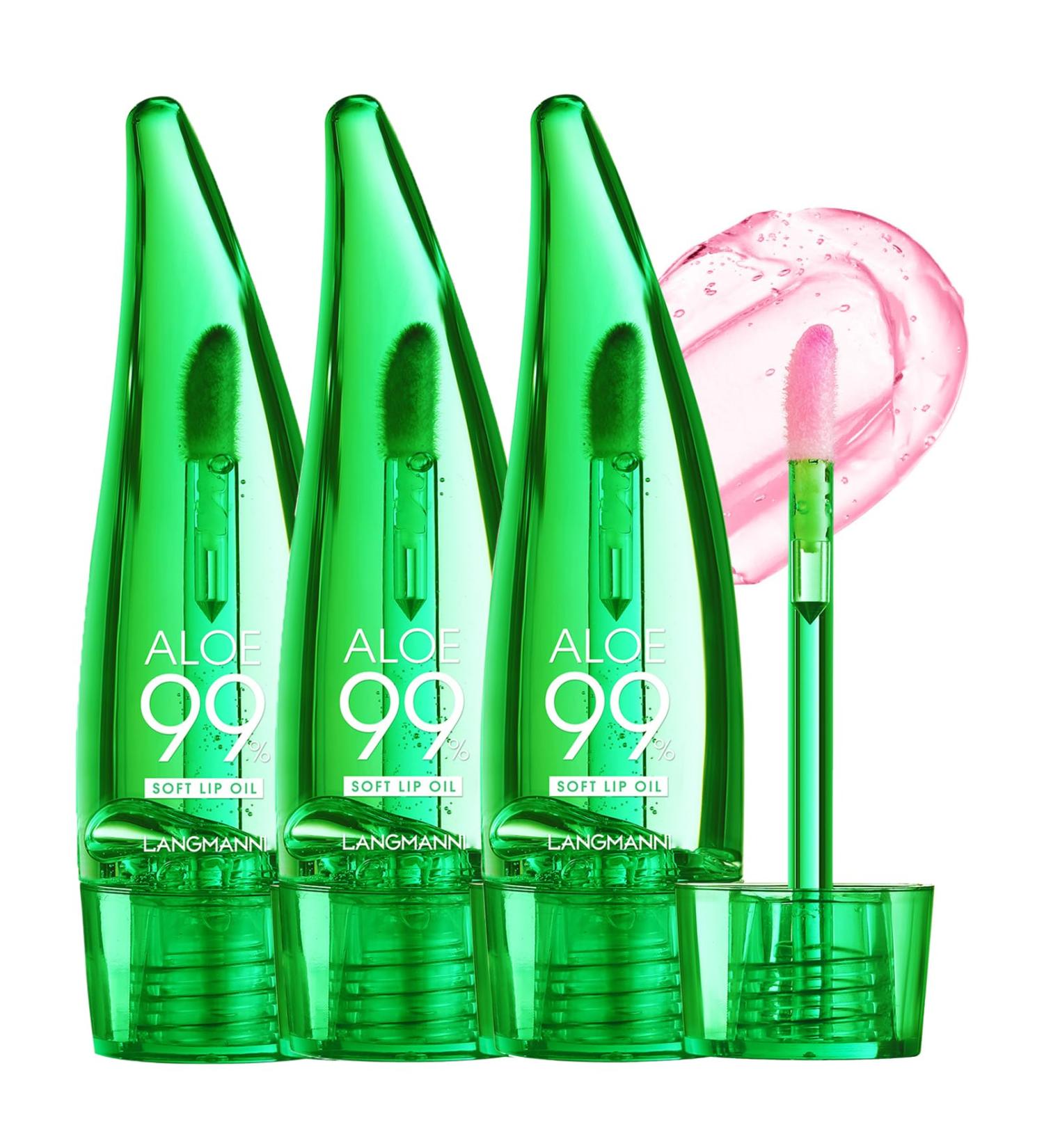 Aloe Vera Lip Balm Magic Colour Changing Lipstick Long Lasting Lip Balm Set Lips Moisturizer Aloe Vera Lip Stick for Women Girls (3Pack Lip Oil) - Buy Online on SooperMarket.com