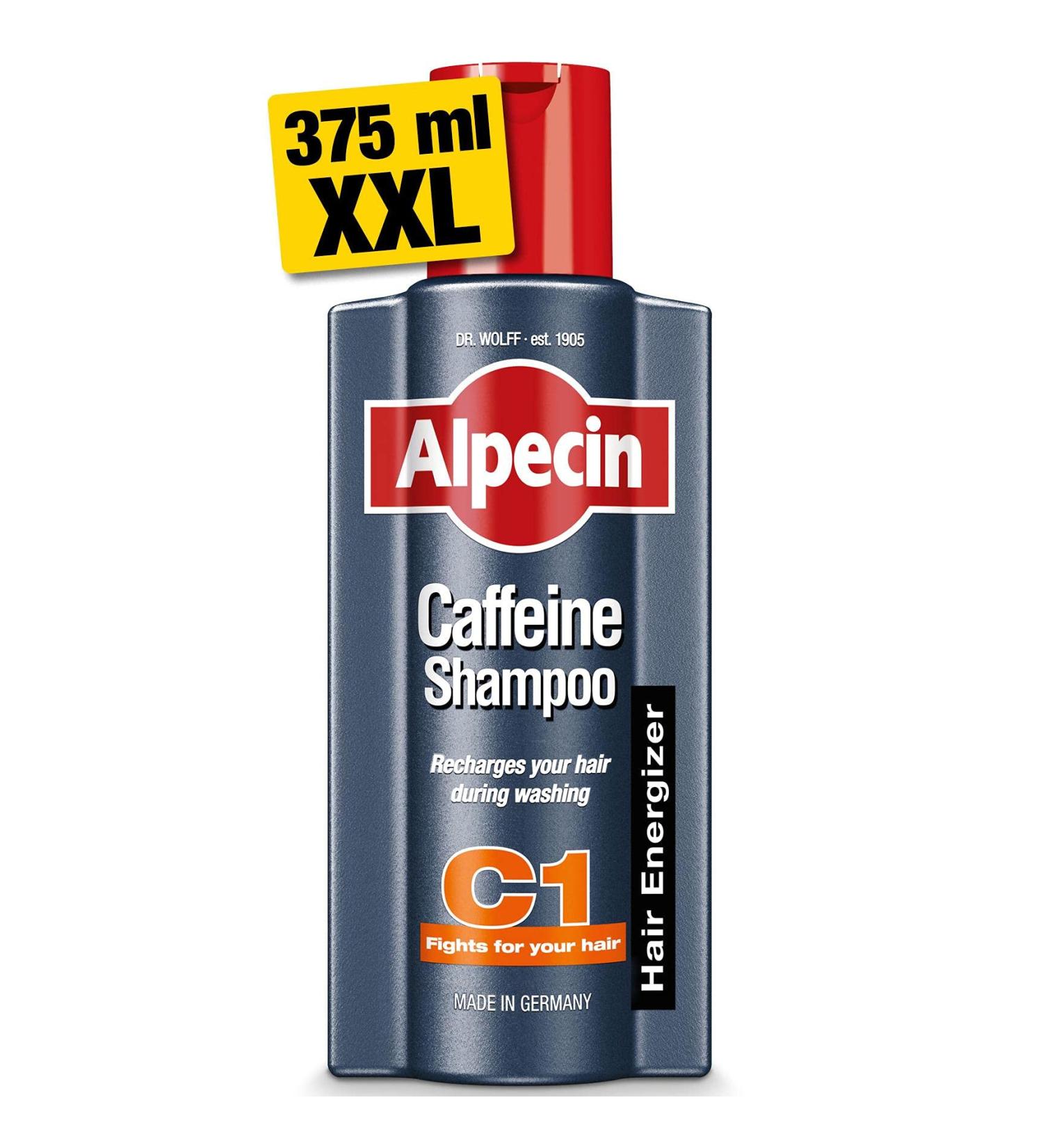 Alpecin Caffeine Shampoo C1 375ml | Stronger & Thicker Hair | Hair Growth Shampoo for Men - Buy Online on SooperMarket.com