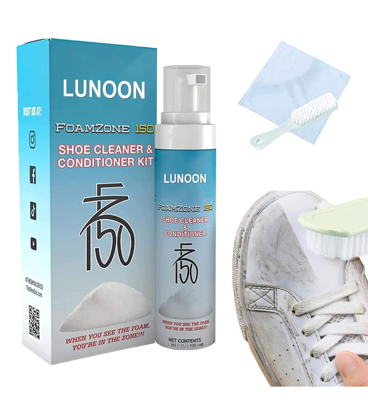 Mashin Fz150 Shoe Cleaner | Foamzone 150 Shoe Cleaner | Foamzone 150 Shoe Cleaner Kit for White Shoes | Remove Stain Dirt and Grime | FoamZone 150 Shoe Cleaner & Conditioner Kit 1pcs - Buy Online on SooperMarket.com