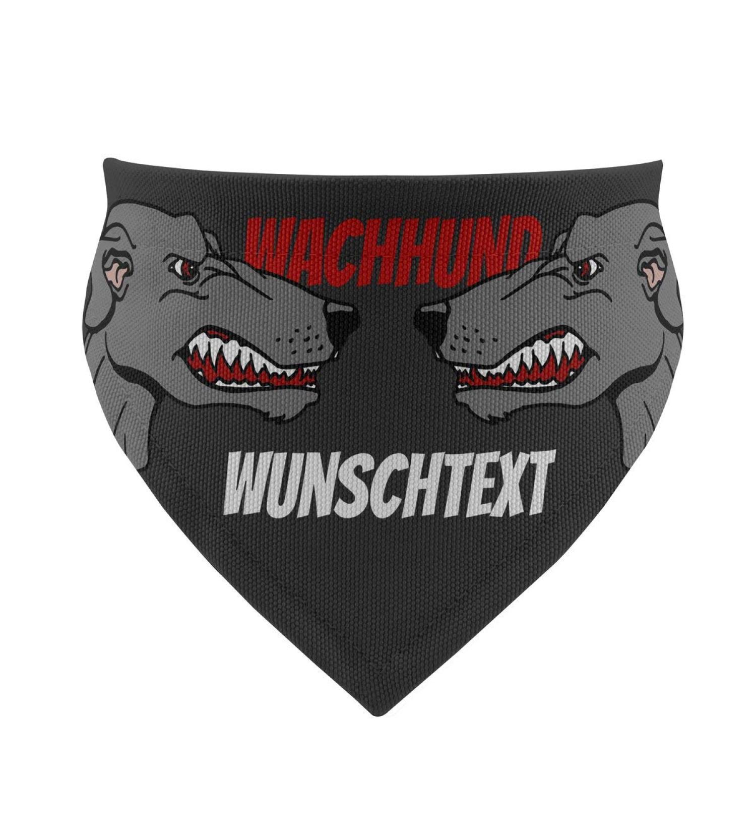 Printplanet Dog Scarf with Custom Name - Watchdog-2 Design Size M - Personalized Dog Accessories - Buy Online on SooperMarket.com