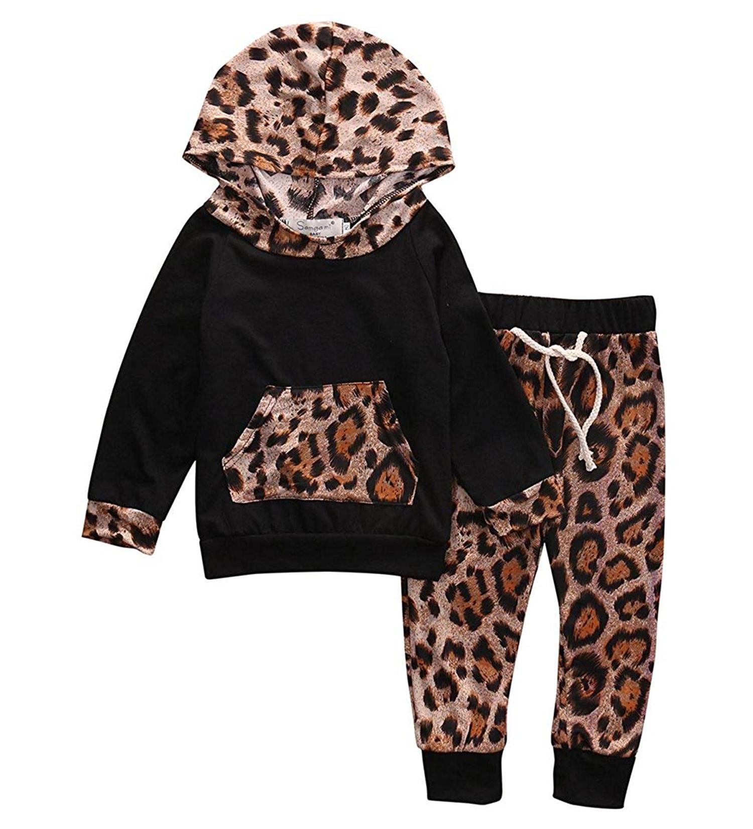 TMEOG Baby Hooded Sweatshirt and Pants Set | Black | 12-18 Months - Buy Online on SooperMarket.com