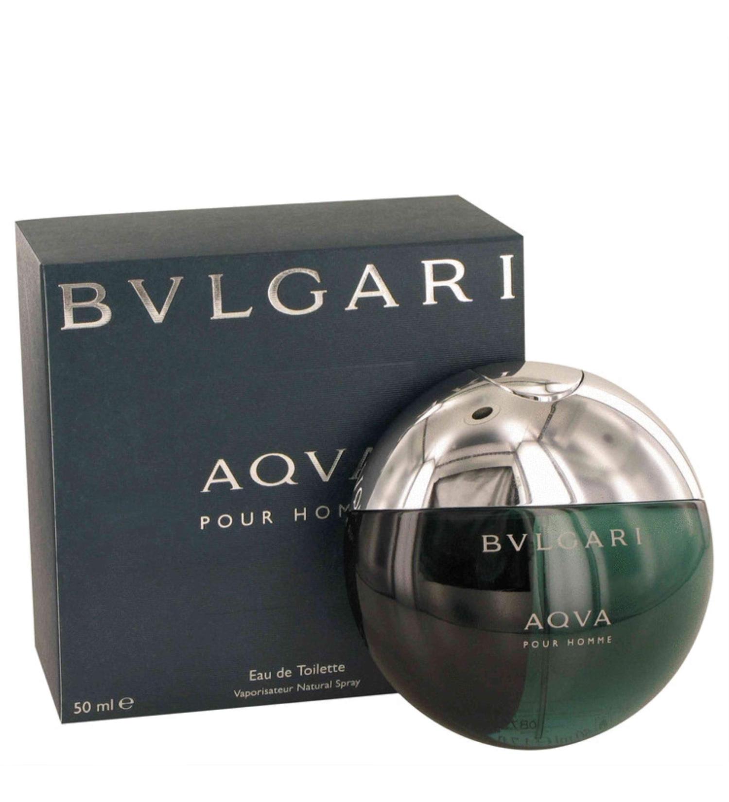 Aqua Pour Homme By Bvlgari Eau De Toilette Spray 1.7 Oz Men Fresh Orange 1.69 Fl Oz (Pack of 1)