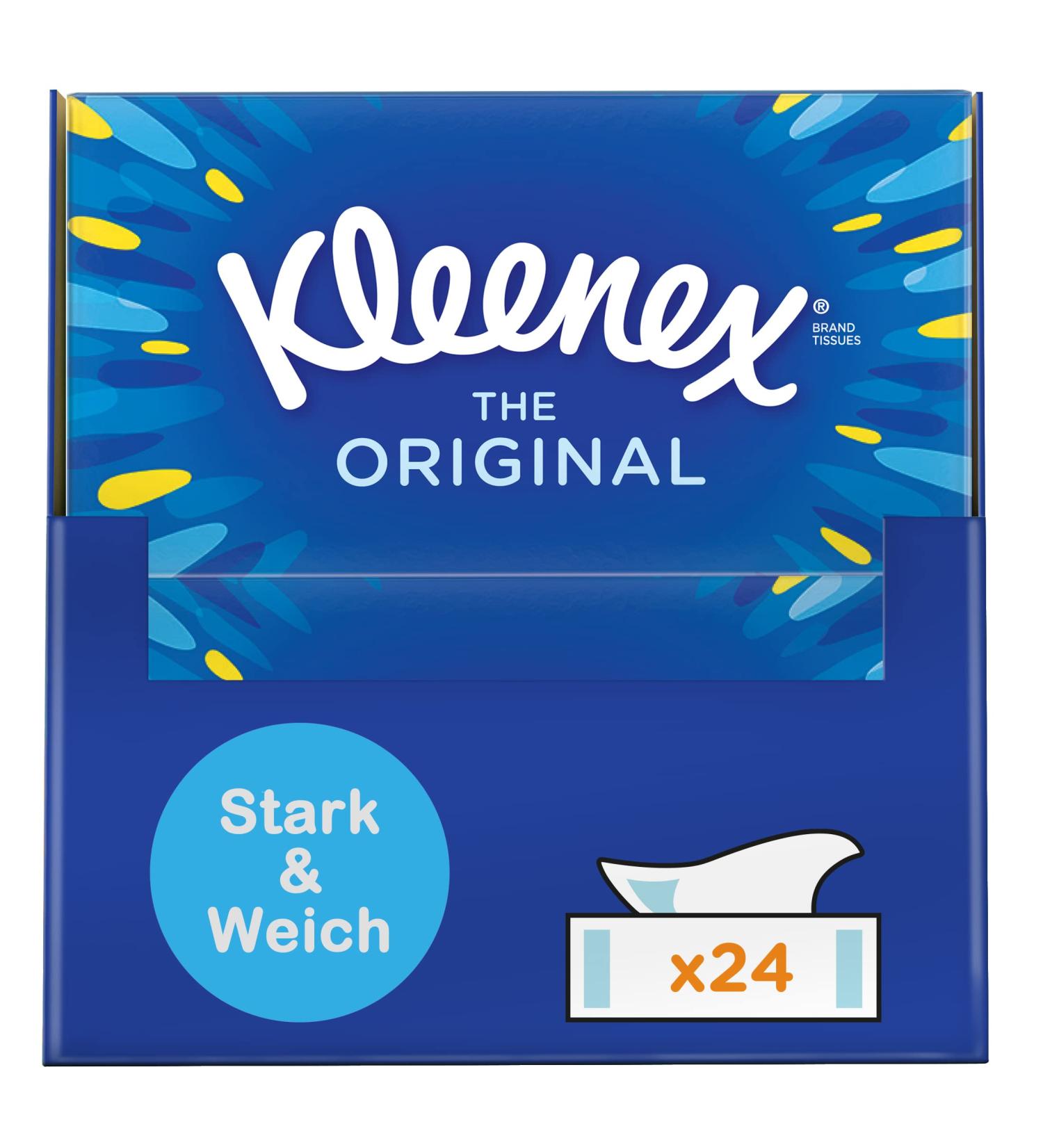 Kleenex Original Tissues Box - 24 Packs of 72 Tissues | Soft Strong & Perfect for Home & Travel - International Shipping Available - Buy Online on SooperMarket.com