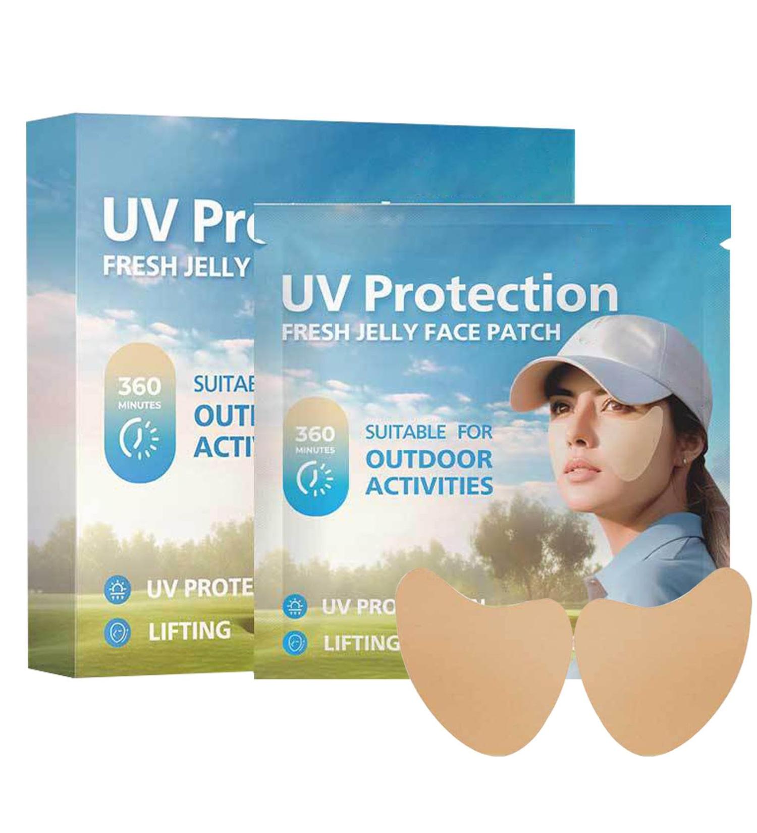 Toseky Sun Block Patches for Face | 5pair Facial Sunscreen Patch | Comfortable Facial Sunscreen Patch Portable Golf Patches for Sun Protection for Outdoor - Buy Online on SooperMarket.com