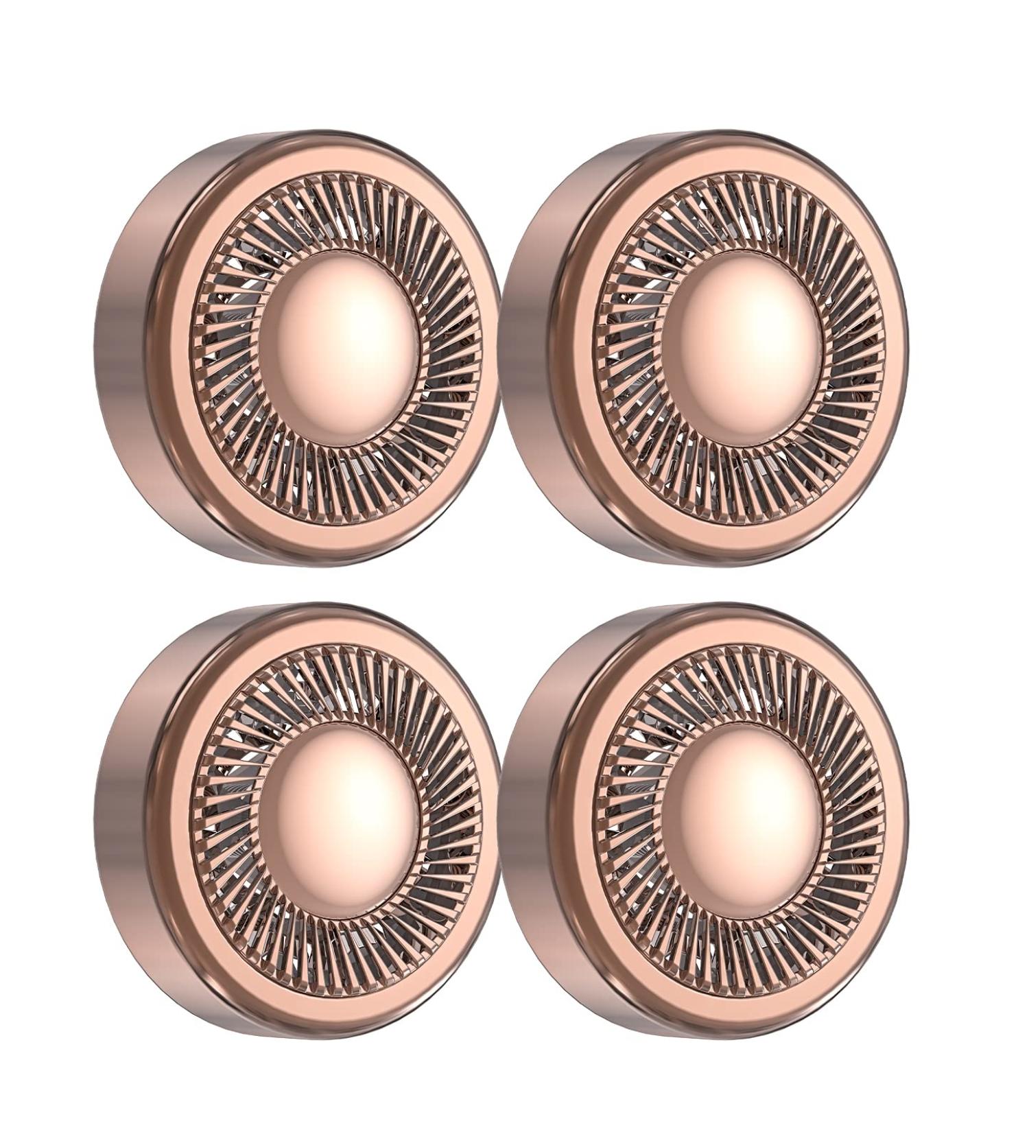 4PCS Mellbree Replacement Heads for Finishing Touch Flawless Facial Hair Remover - Rose Gold - Buy Online on SooperMarket.com