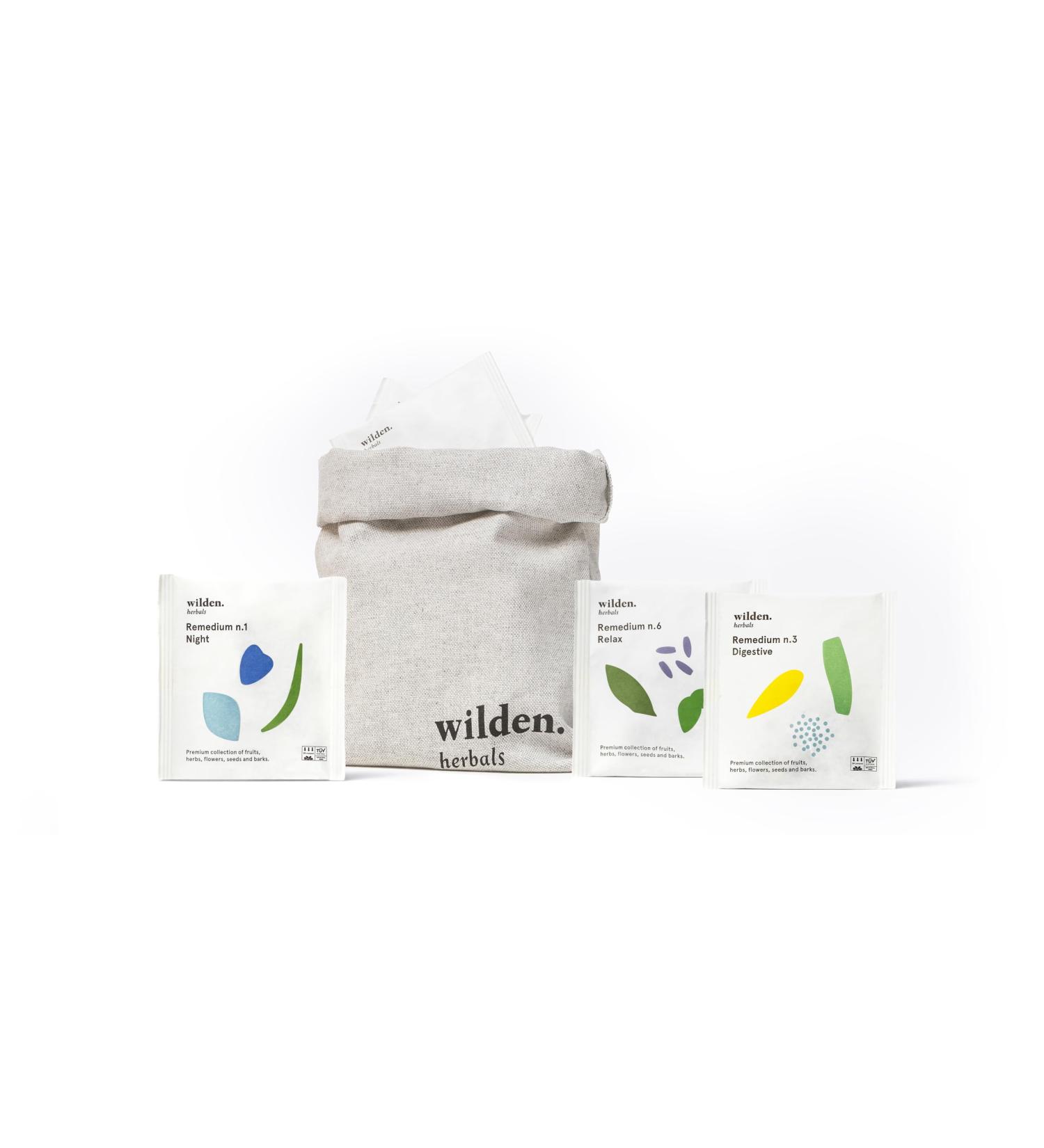 Wilden Herbals Mix Calm Herbal Tea - Night Time Relaxation & Digestion Blend - 33 Sachets - Buy Online on SooperMarket.com