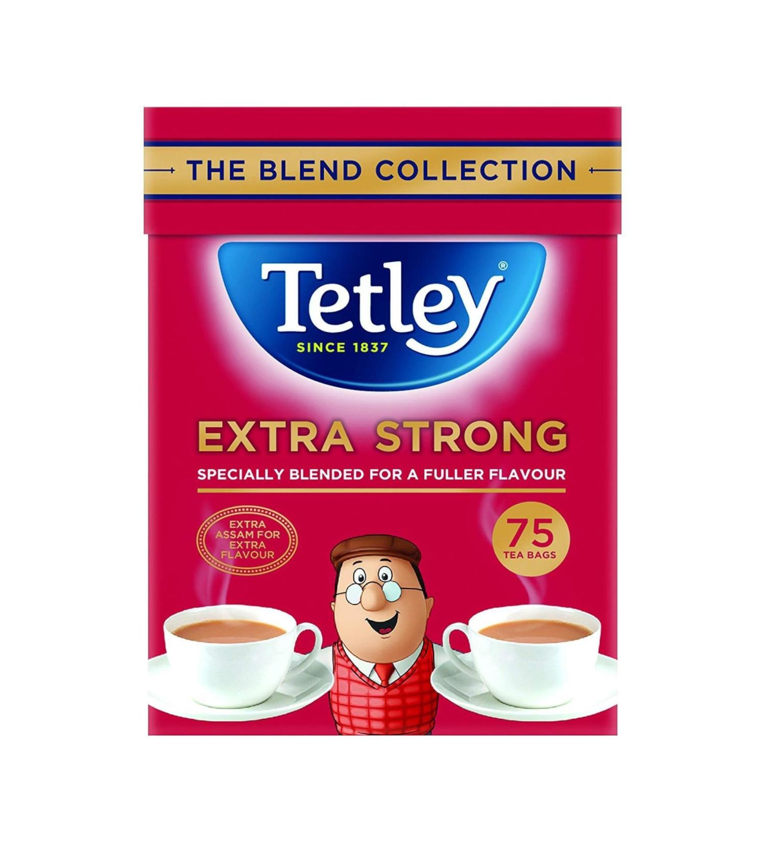 Tetley Extra Strong 75 Teabags (Pack of 2) - Buy Online on SooperMarket.com