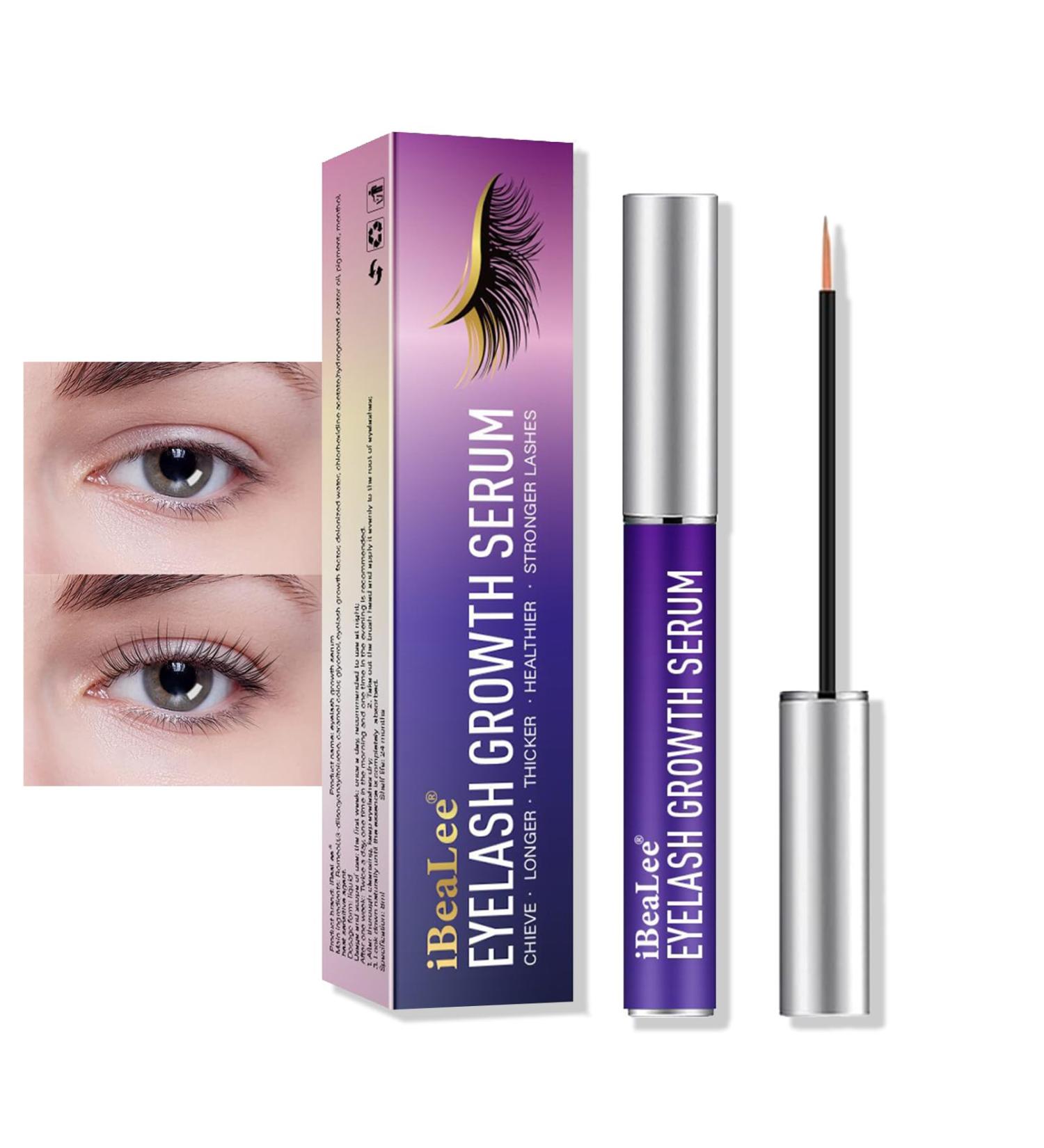 Premium Eyelash Growth Serum | Boost Length & Thickness | Vegan Cruelty-Free Eyebrow Enhancer - Buy Online on SooperMarket.com