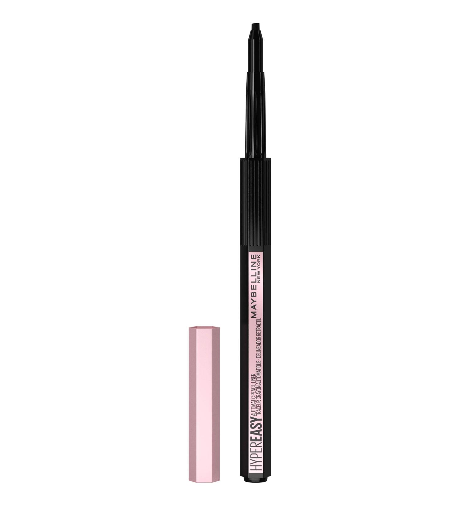Maybelline New York Eyestudio Hyper Easy No Slip Pencil Black 0.04 Oz Pack of 2 - 001 Black (0.021 Ounce) - Buy Online on SooperMarket.com