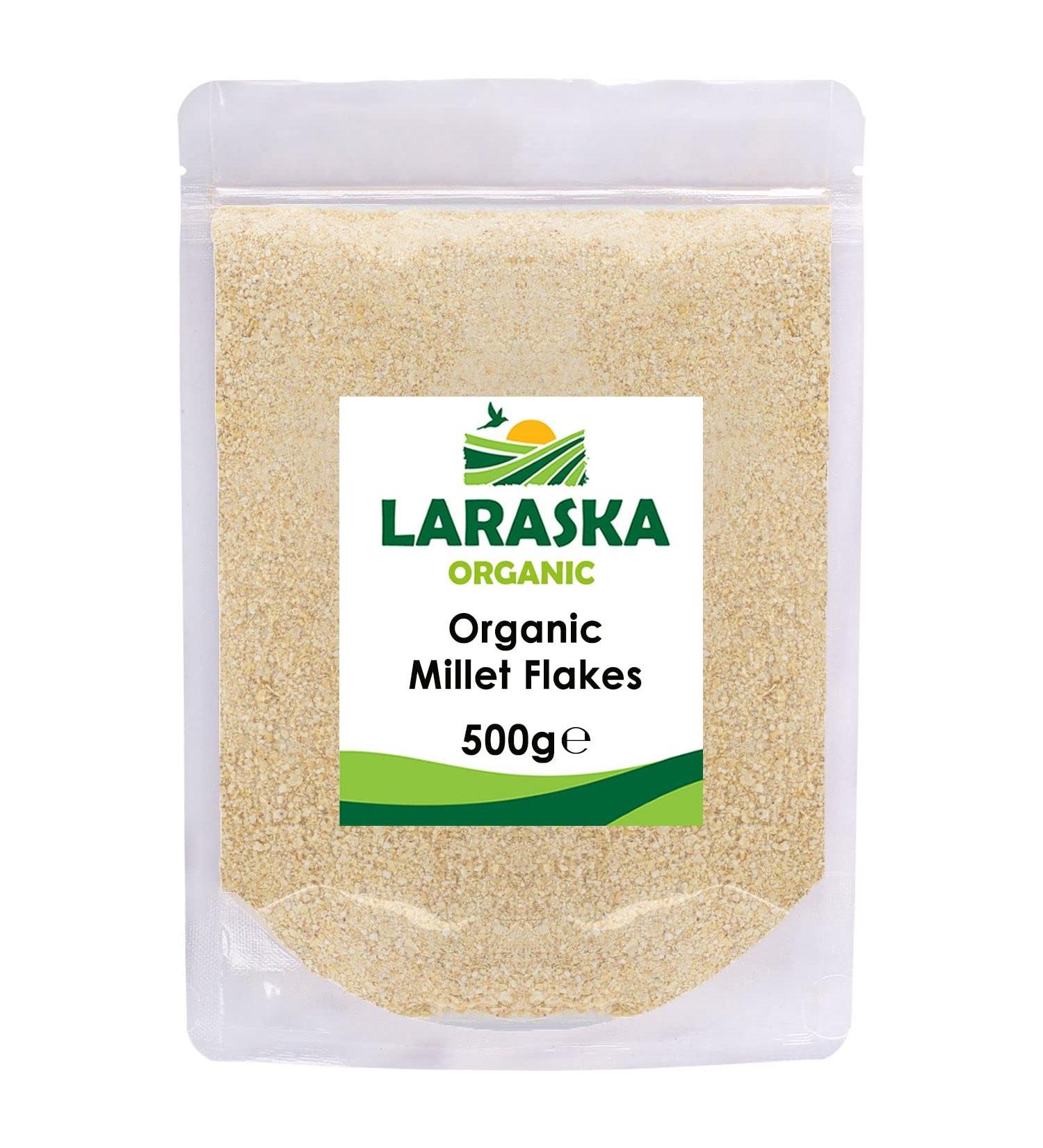 Organic Millet Flakes 500g - Healthy Rice Substitute for Stews and Soups - Buy Online on SooperMarket.com