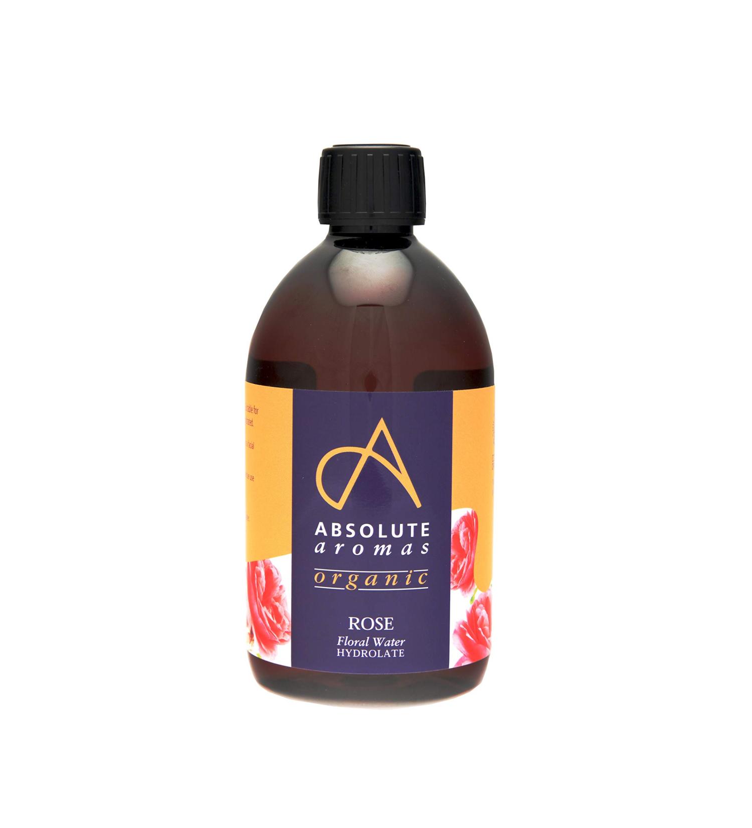 Absolute Aromas Certified Organic Bulgarian Rose Water - 100% Pure Natural Nourishing and Hydrating Facial Toner - A Sweet and Versatile Floral Water Suitable for All Skin Types (500ml) rose 100 ml (Pack of 1) - Buy Online on SooperMarket.com