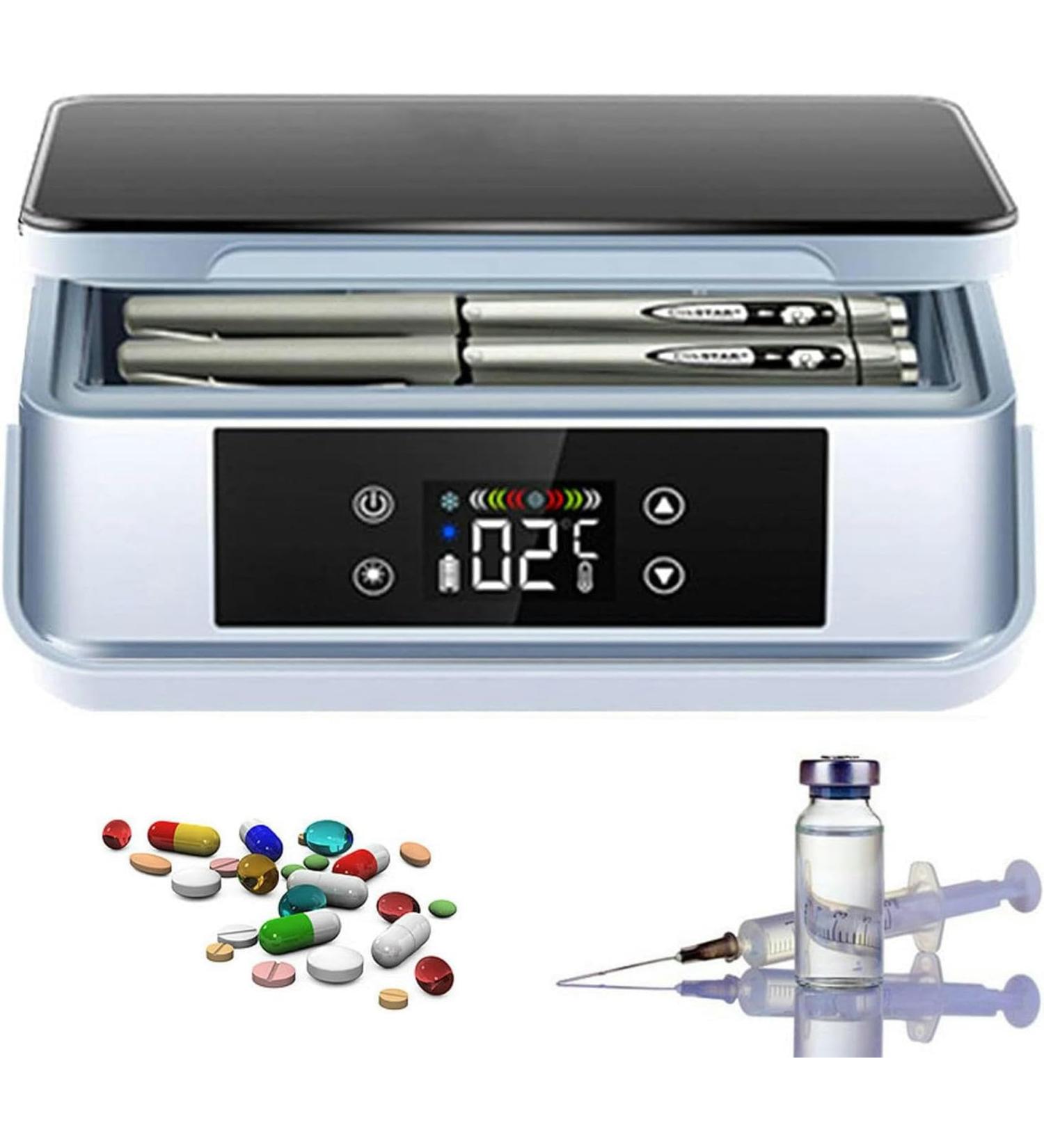 Insulin Refrigerator Travel Case Portable Insulin Refrigerator 2batteries - Buy Online on SooperMarket.com